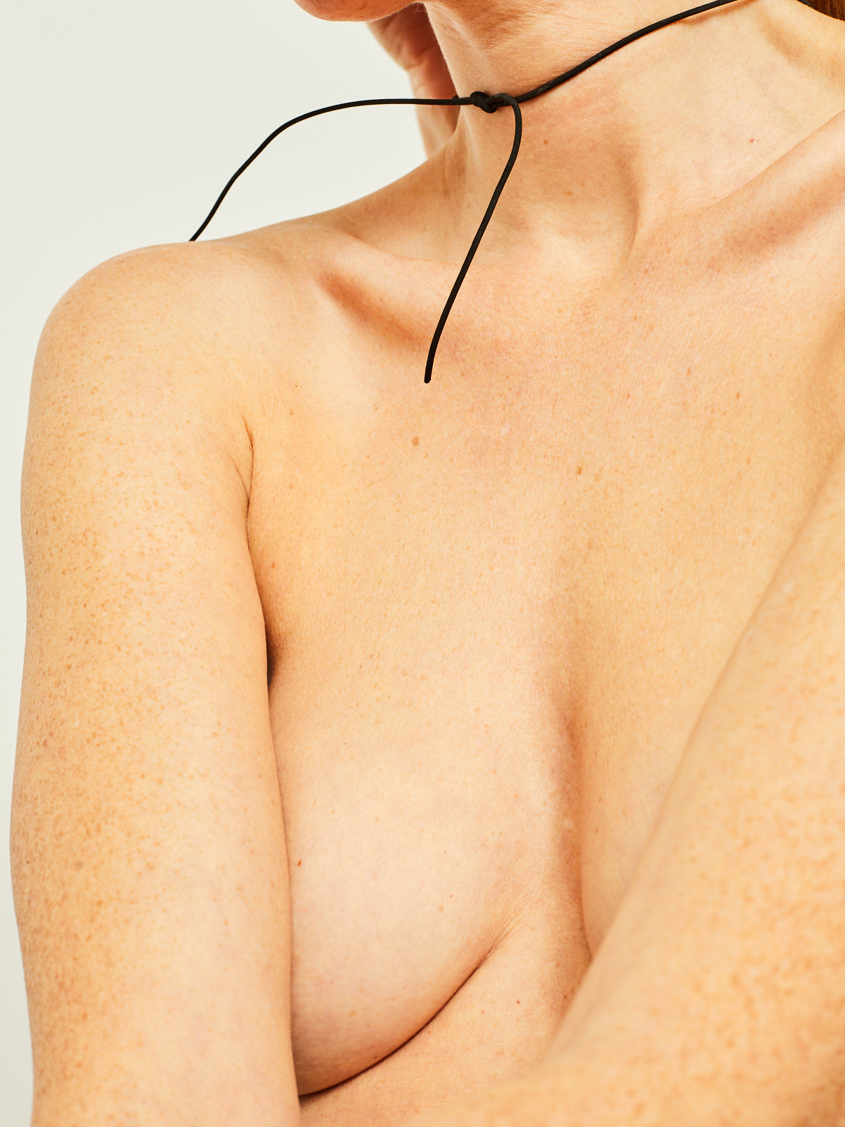 AGMES Black Suede Cord