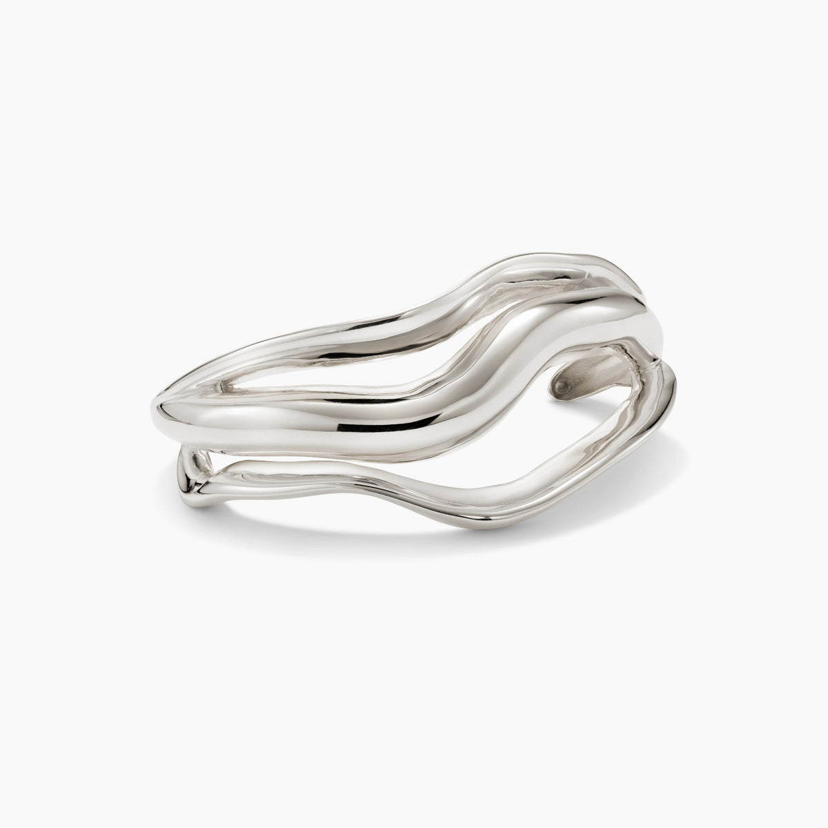 .925 Sterling Silver AGMES Anika Cuff Bracelet