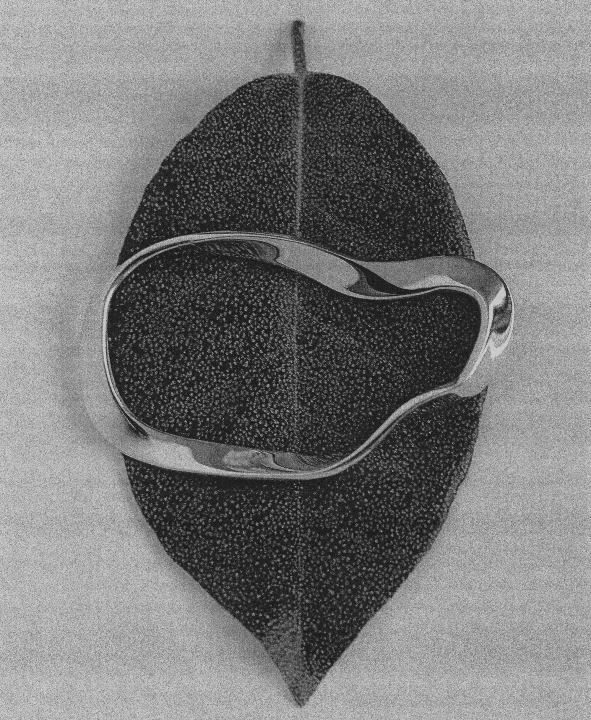 AGMES .925 Sterling Silver Structural Vera Brooch.