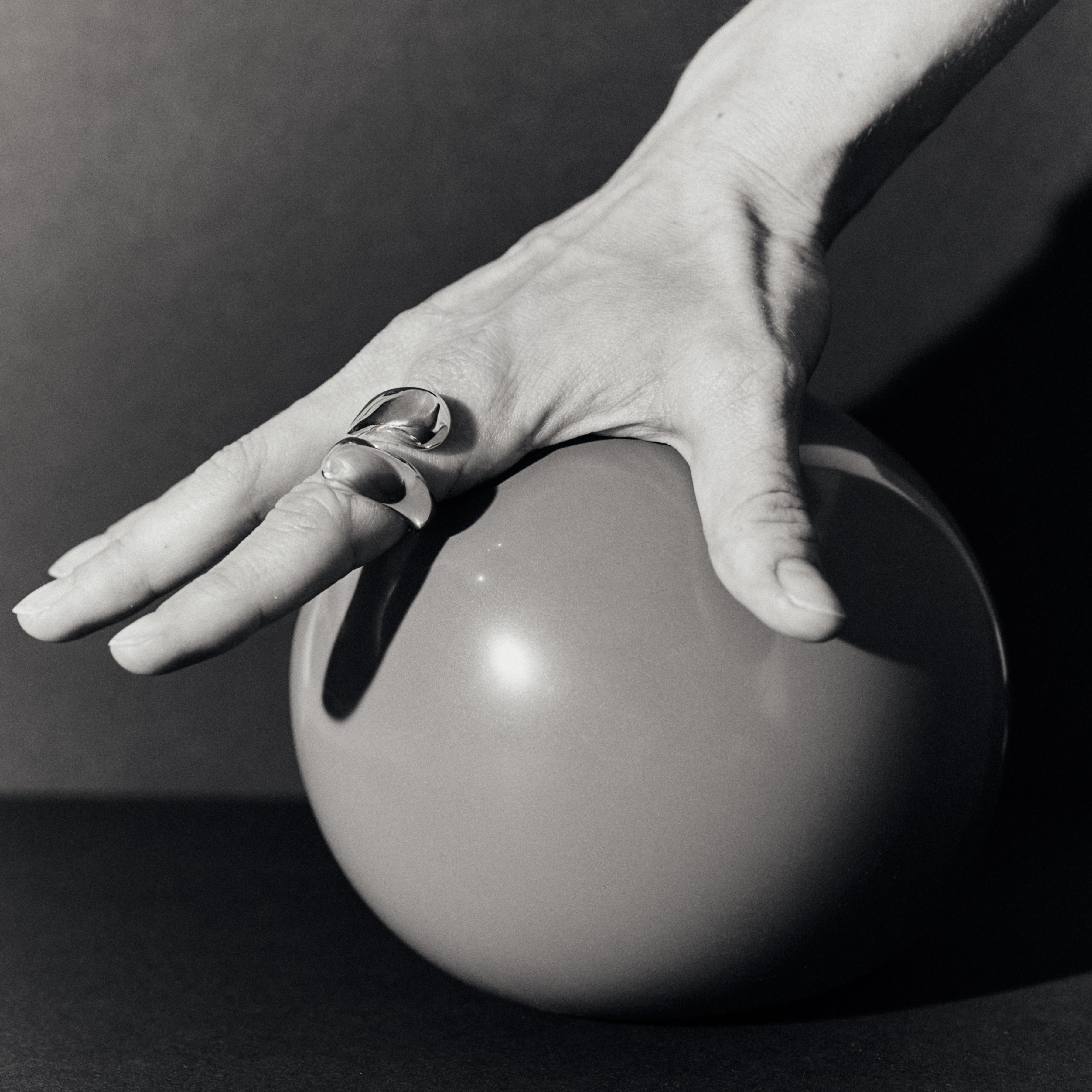 AGMES .925 Sterling Silver Synergy Ring.