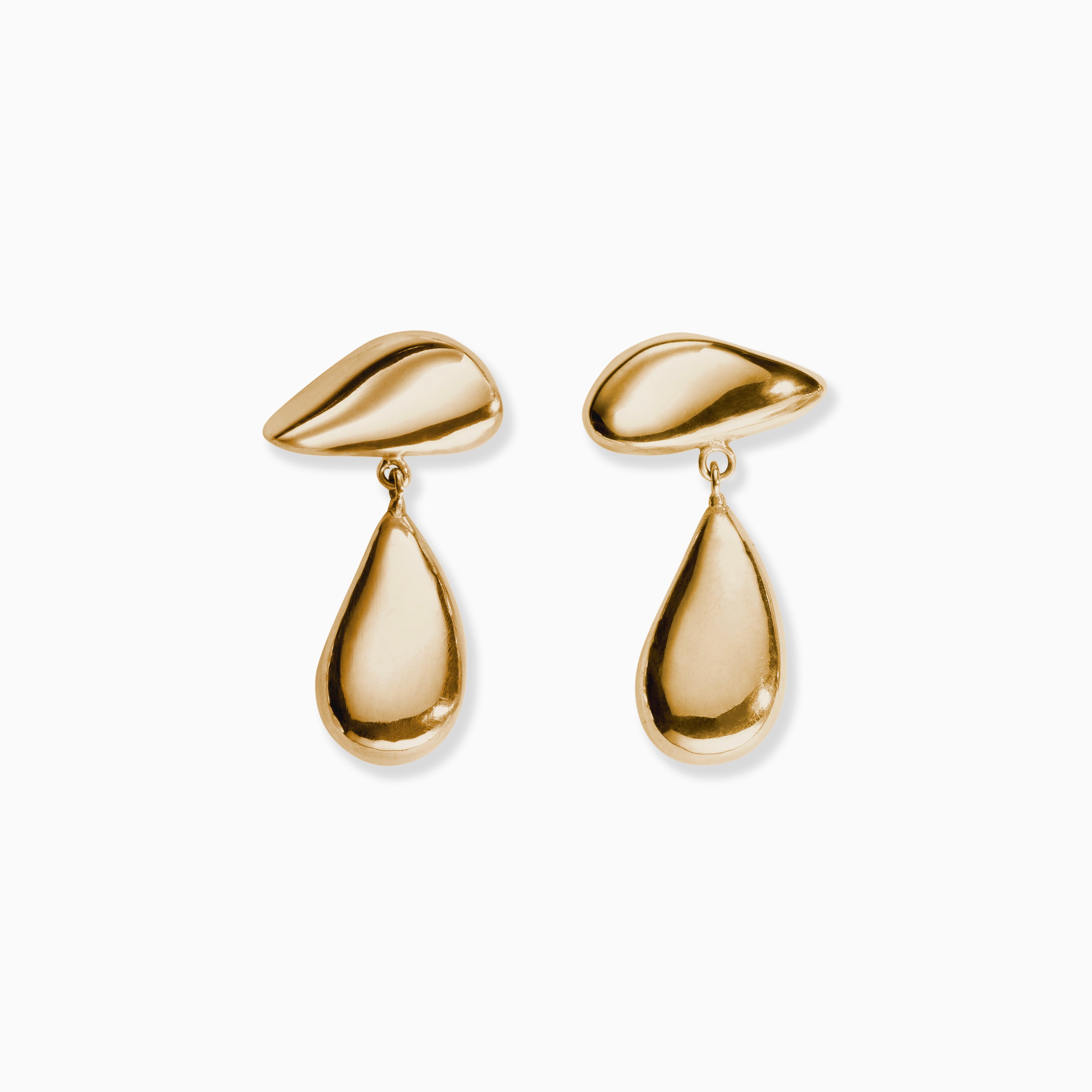 AGMES Alyce Earrings sterling silver 1 1/4" long.