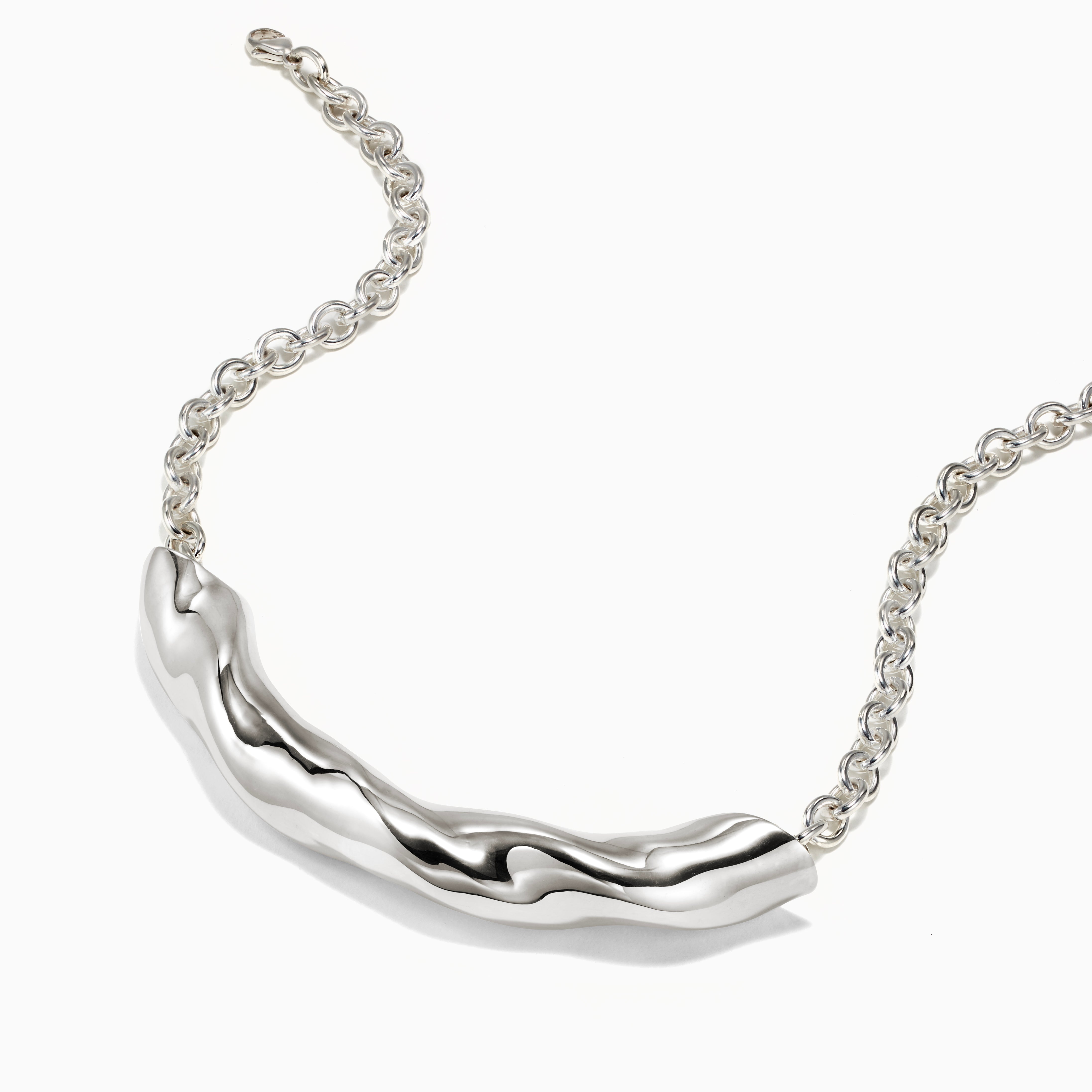 AGMES 0.925 sterling silver sculptural Astrid Choker