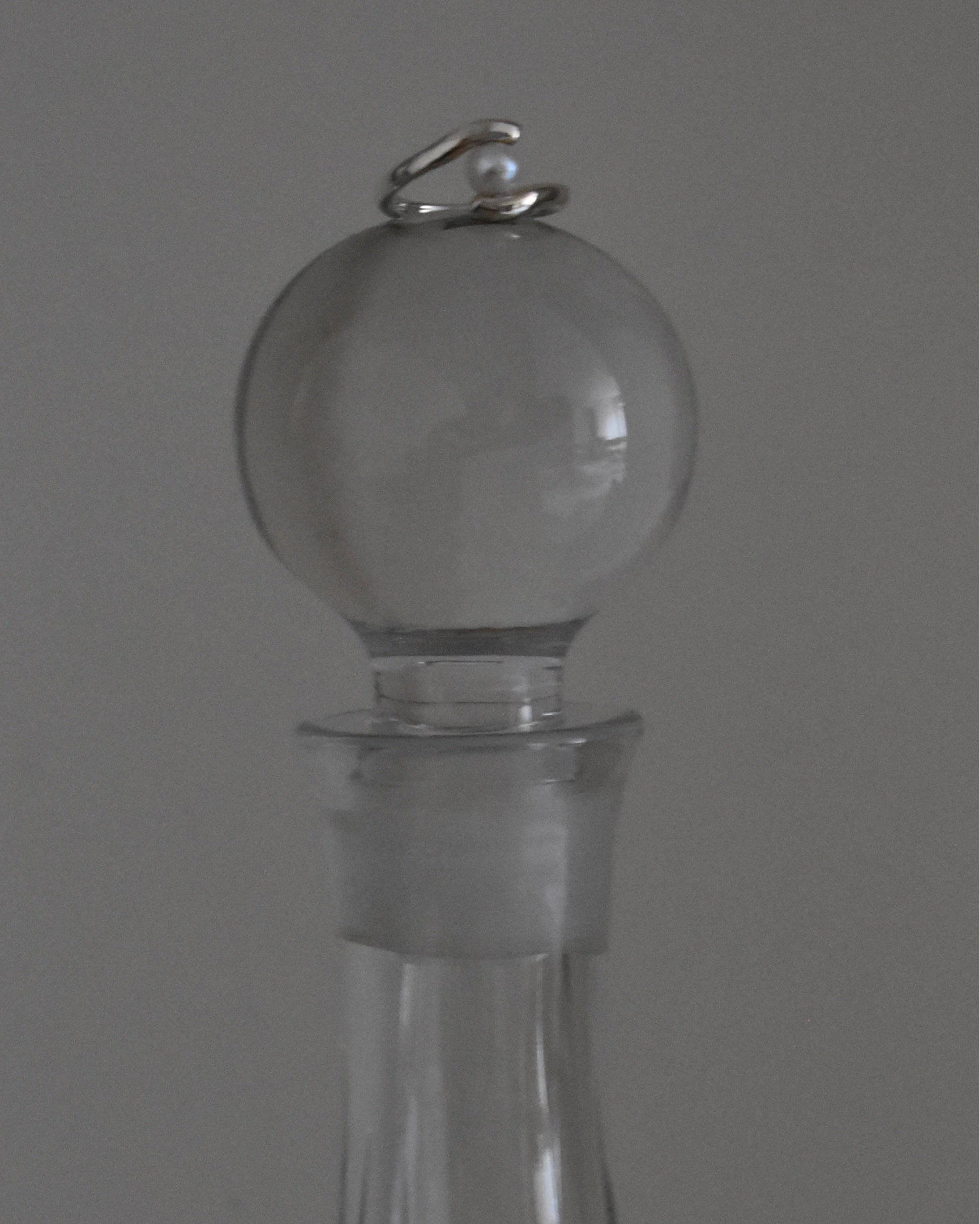 AGMES .925 Sterling Silver Claire Ring with Freshwater Pearl Stone Center.