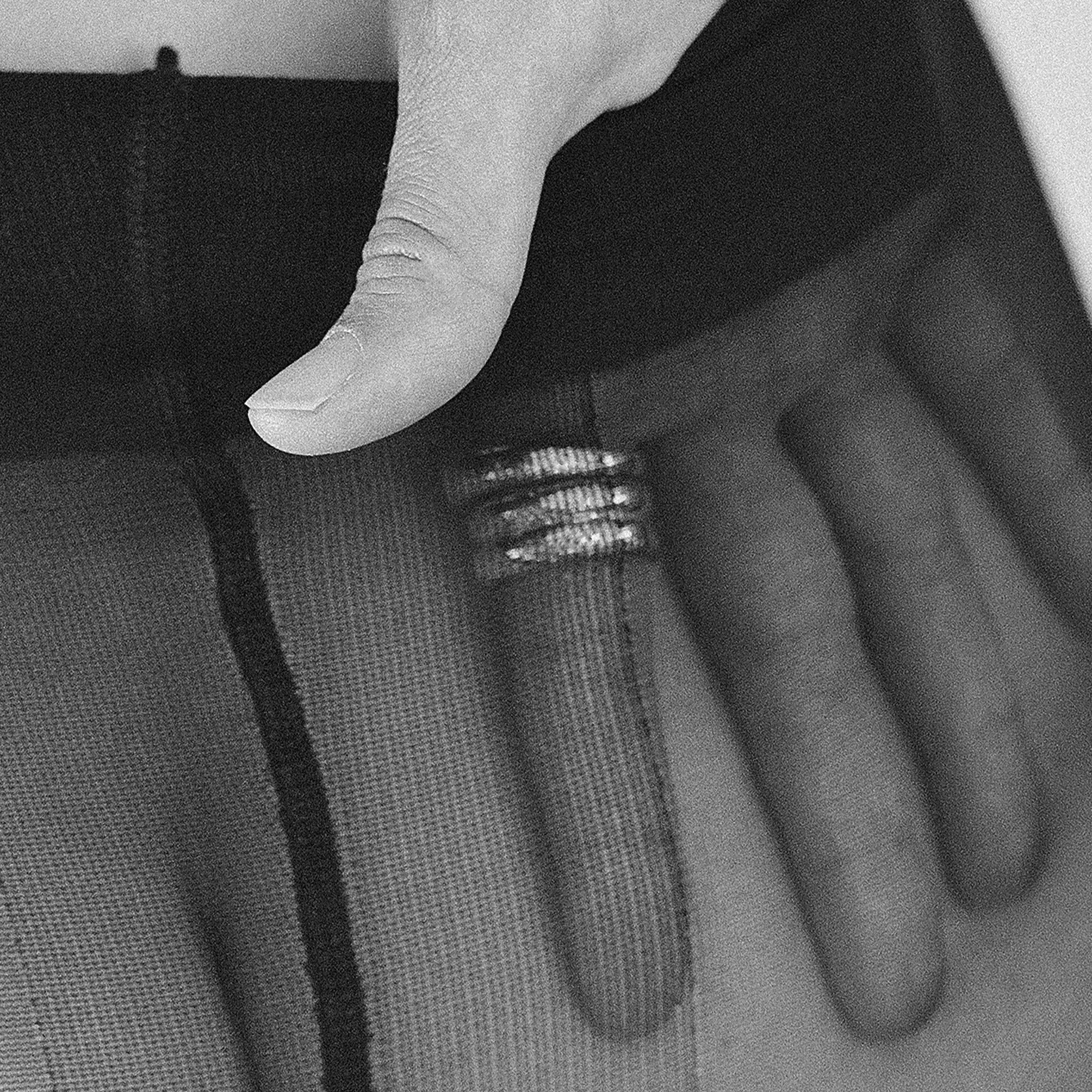 AGMES .925 Sterling Silver Domed Ridge Ring Set.