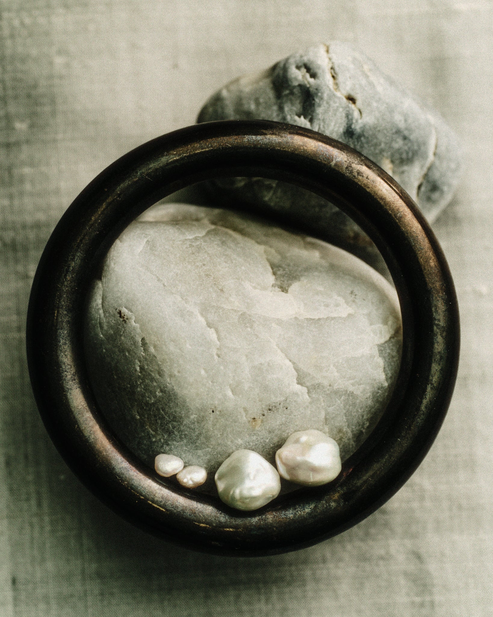 AGMES Baroque Pearl Studs. Pearl Earrings.