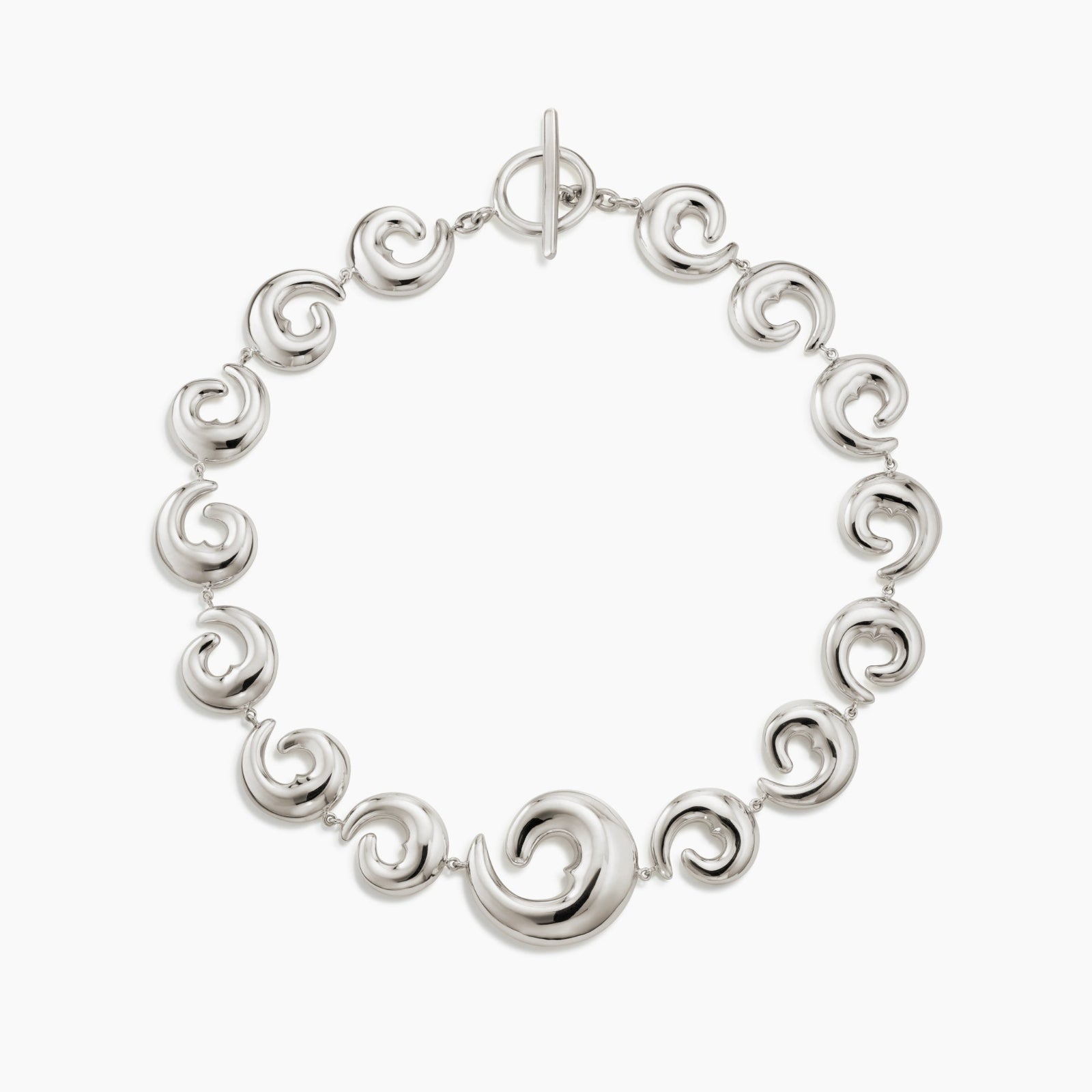 AGMES .925 Sterling Silver Fredrika Collar Necklace