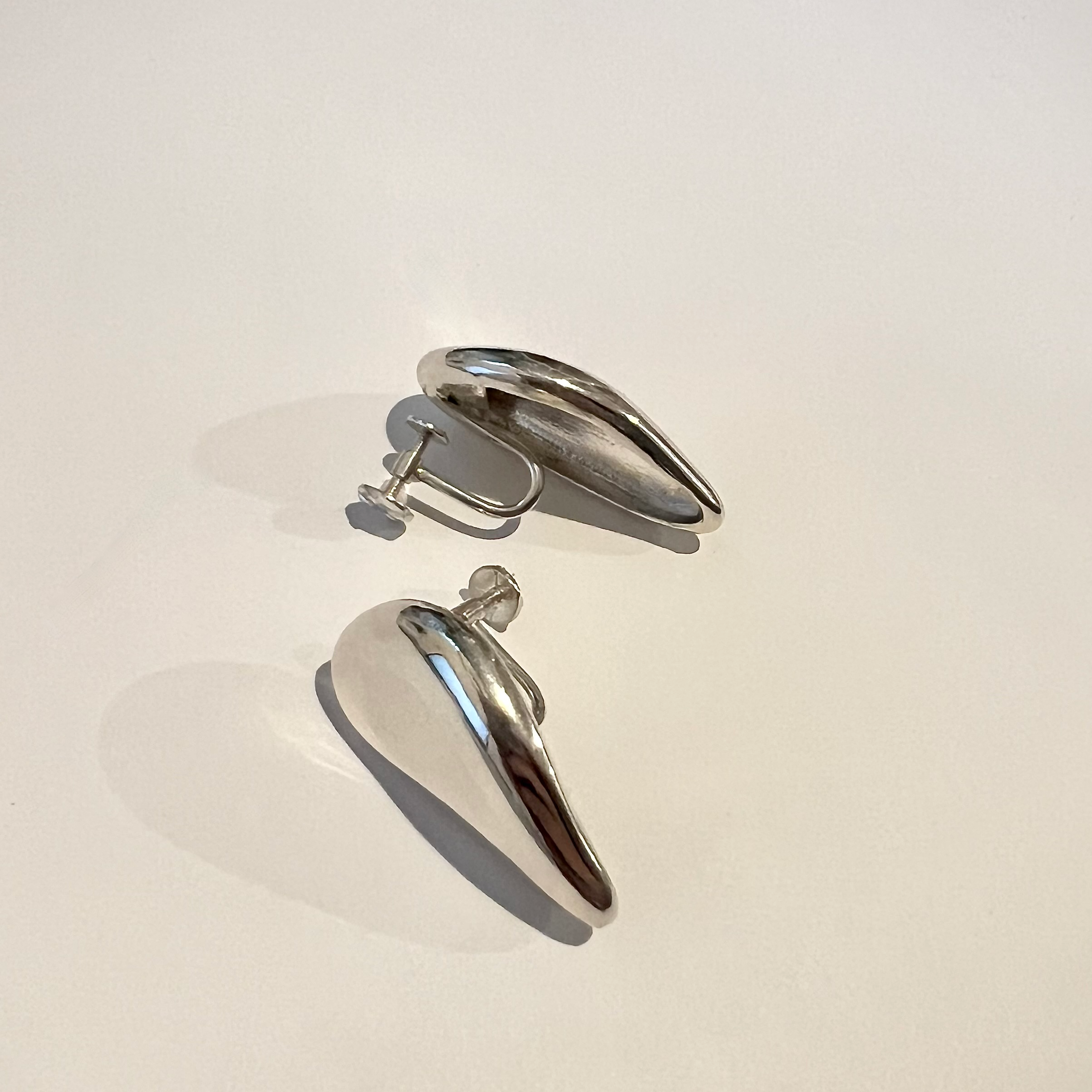 AGMES .925 Sterling Silver Catherine Earrings Clip-On.