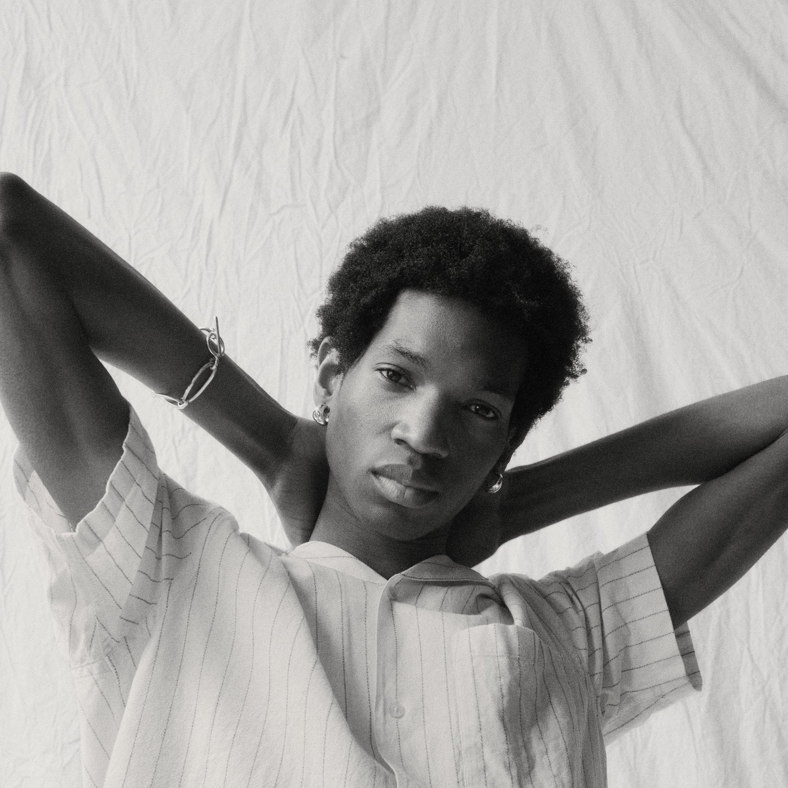 AGMES 0.925 Sterling Silver T-Bar Dion Bracelet