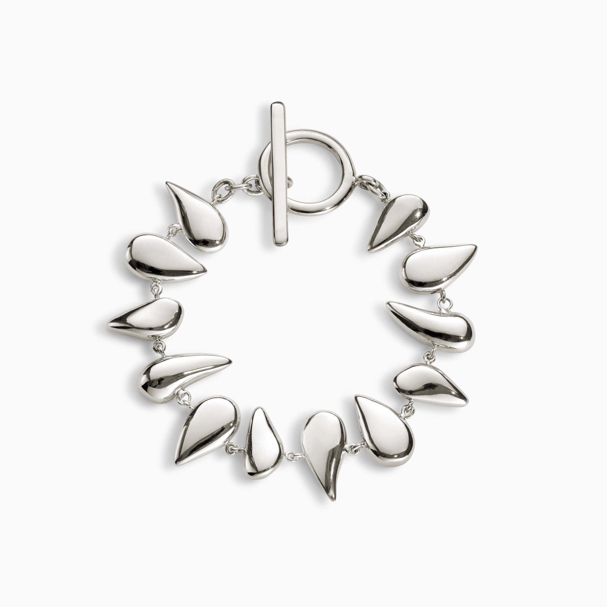 AGMES 0.925 sterling silver Flora Bracelet.