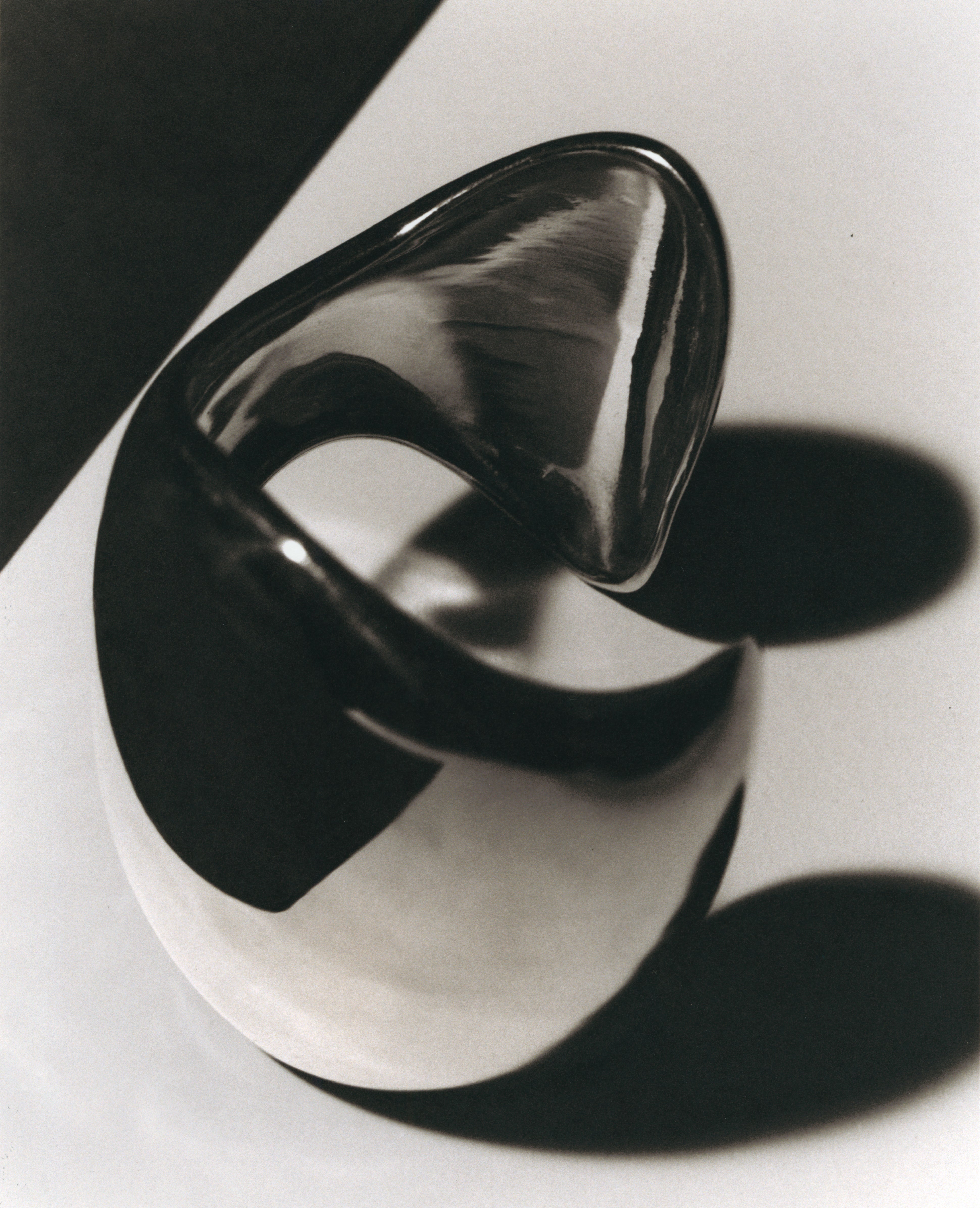 AGMES 0.925 Sterling Silver Giselle Cuff. Large Cuff Bracelet.