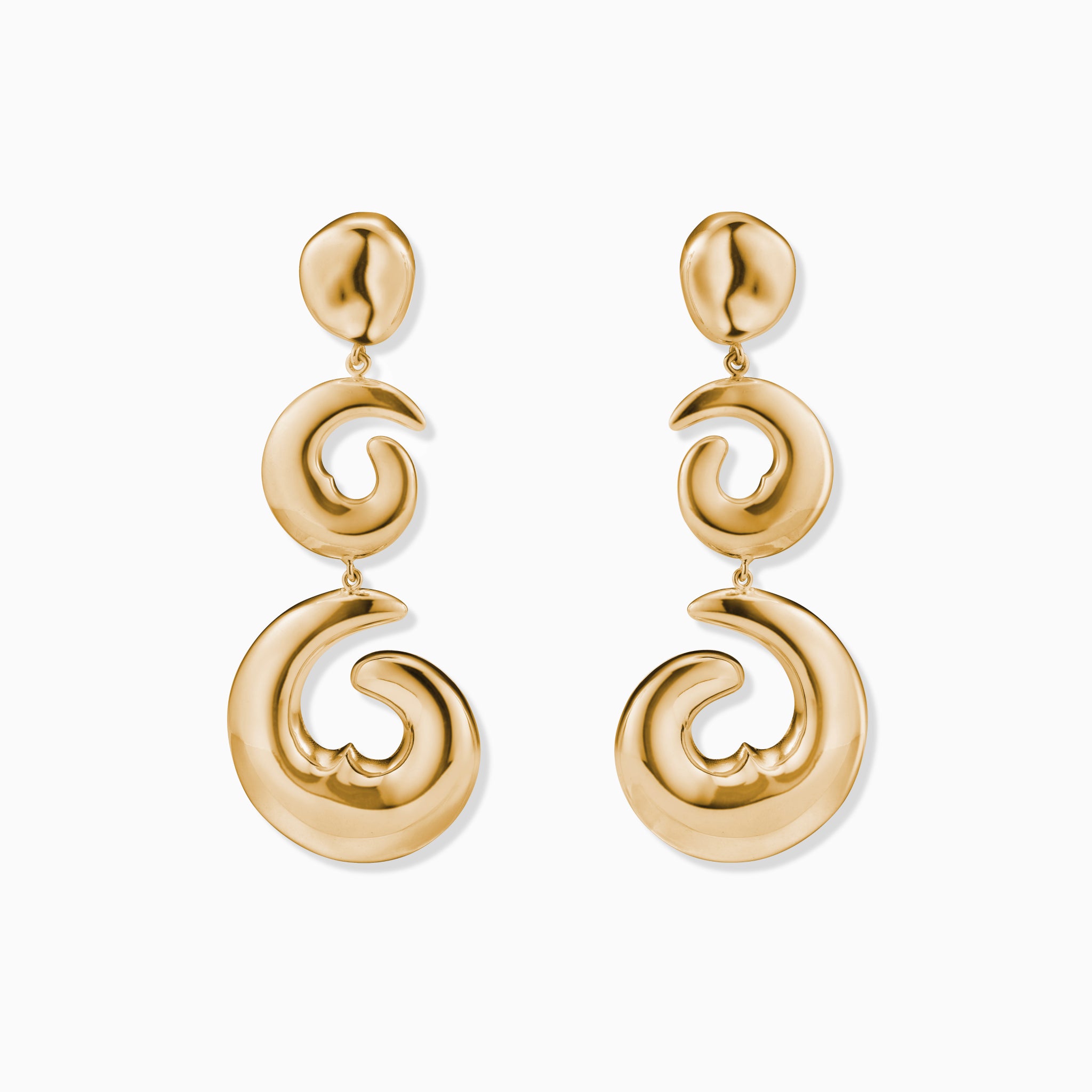 AGMES Hilda Earrings in 18k Gold Vermeil