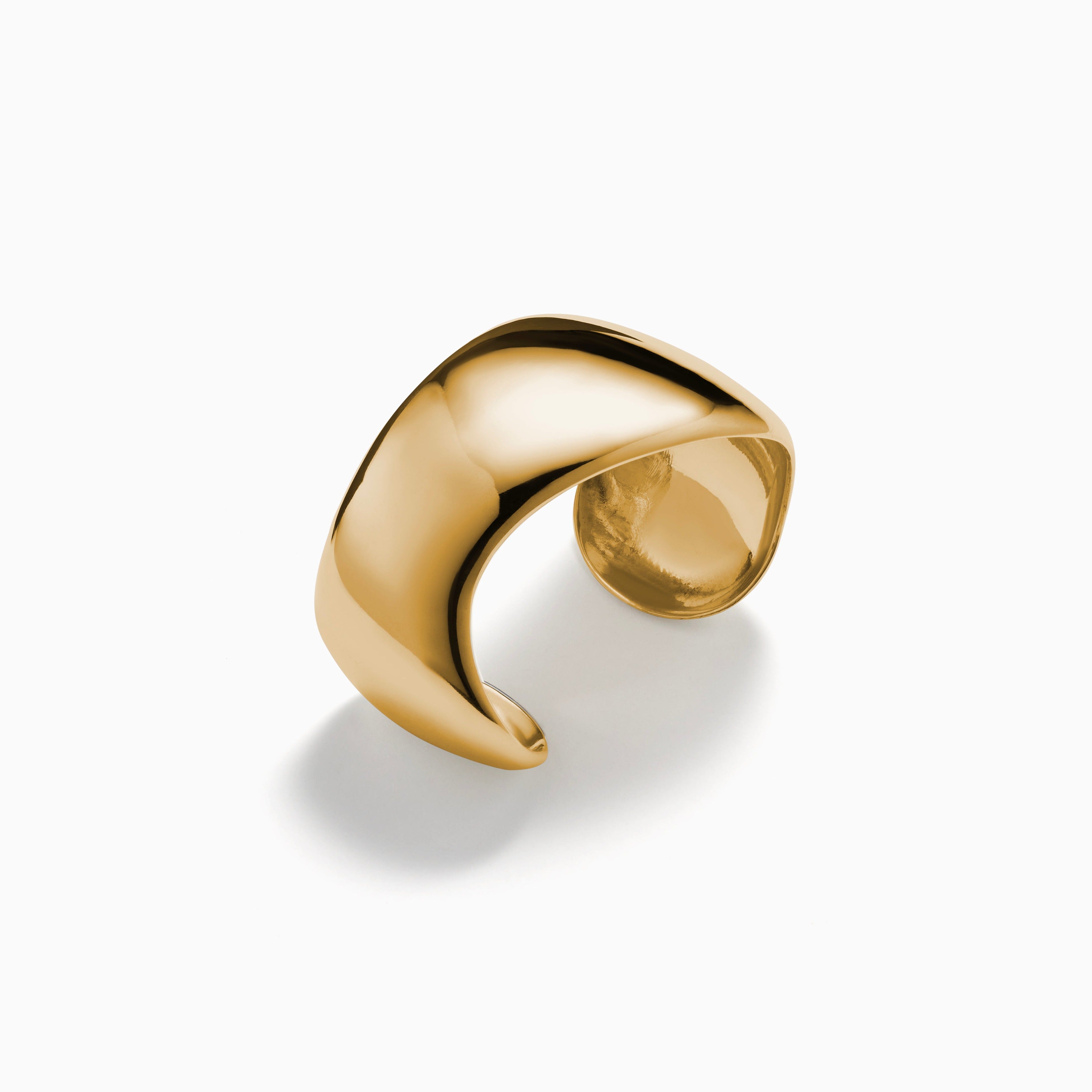 AGMES 18K Gold Vermeil Cuff. Large Cuff Bracelet.