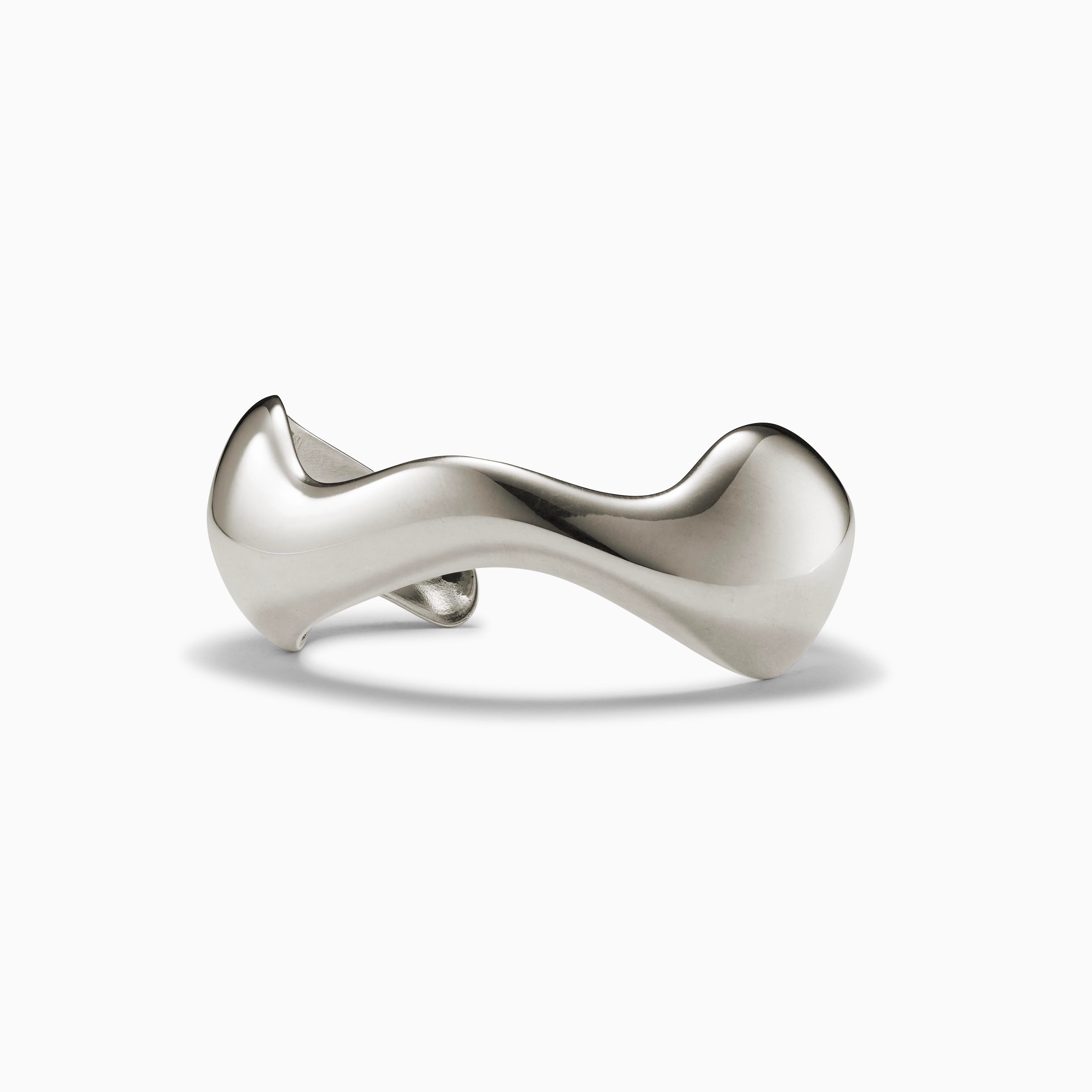 AGMES 0.925 sterling silver lara cuff bracelet