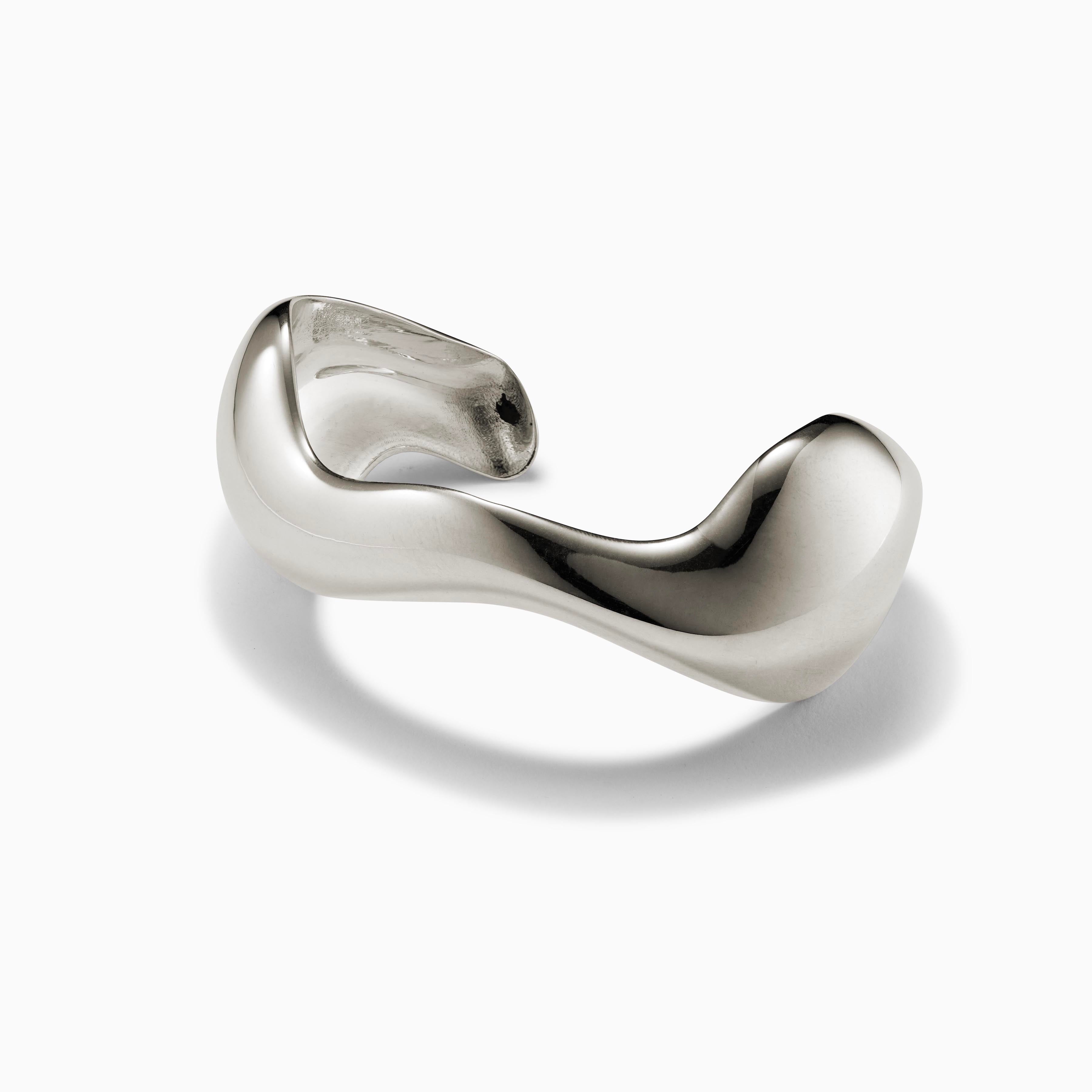 AGMES 0.925 sterling silver lara cuff bracelet