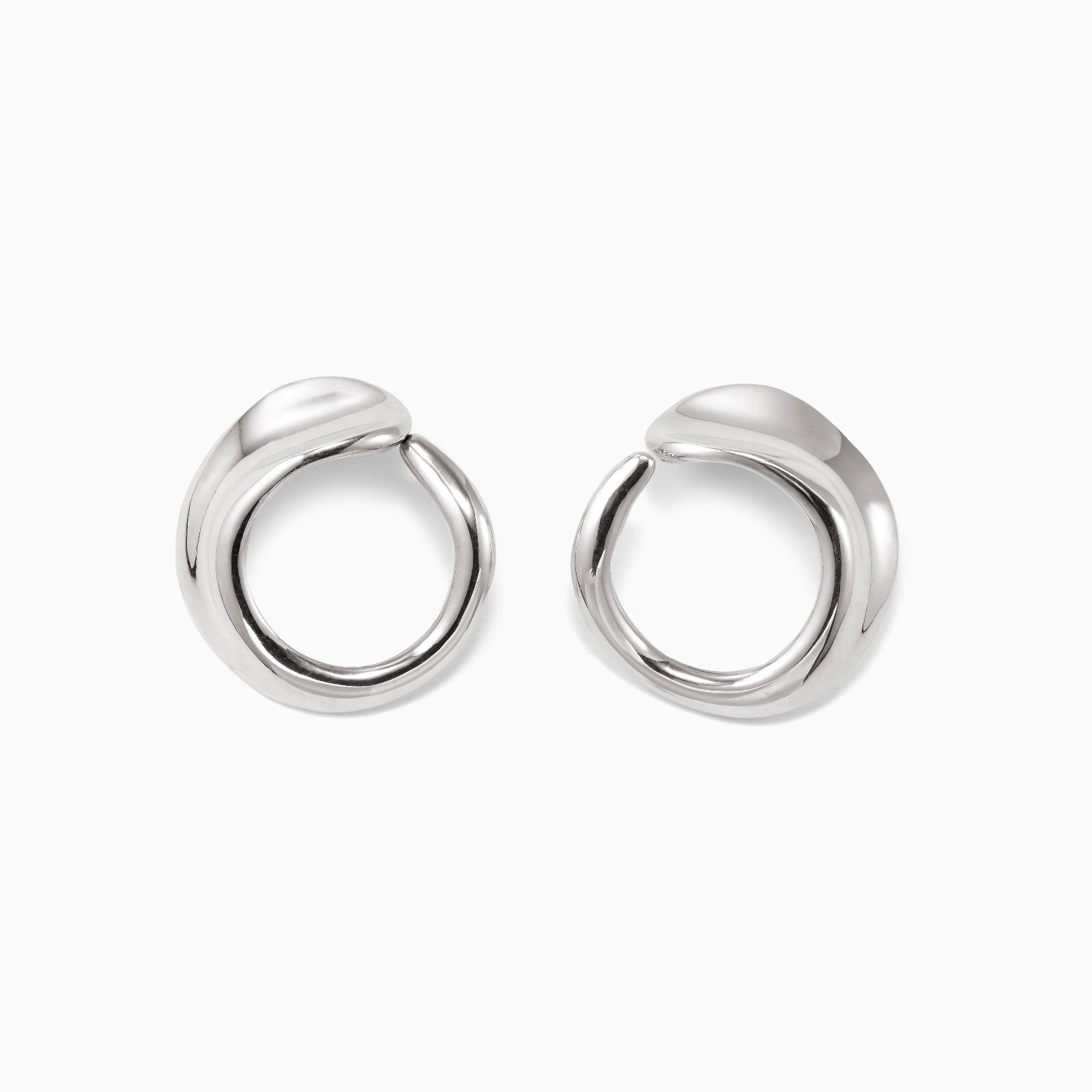 AGMES 925 sterling silver Marta Hoop Earrings