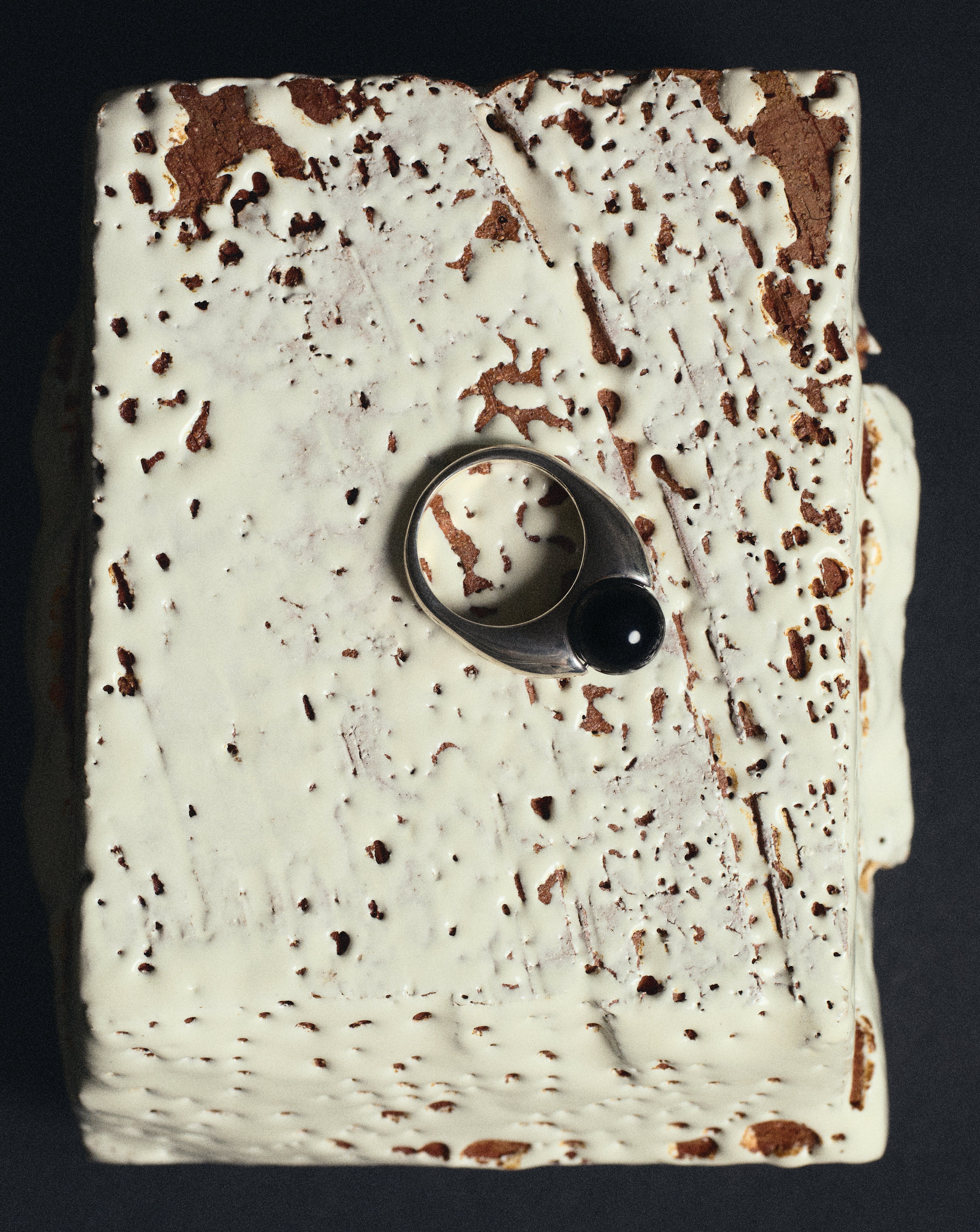 Onyx Sterling Silver AGMES Chloe Ring