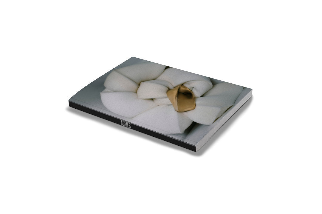 AGMES Notebook. 5" x 8" notebook.
Matte scratch resistant soft cover.