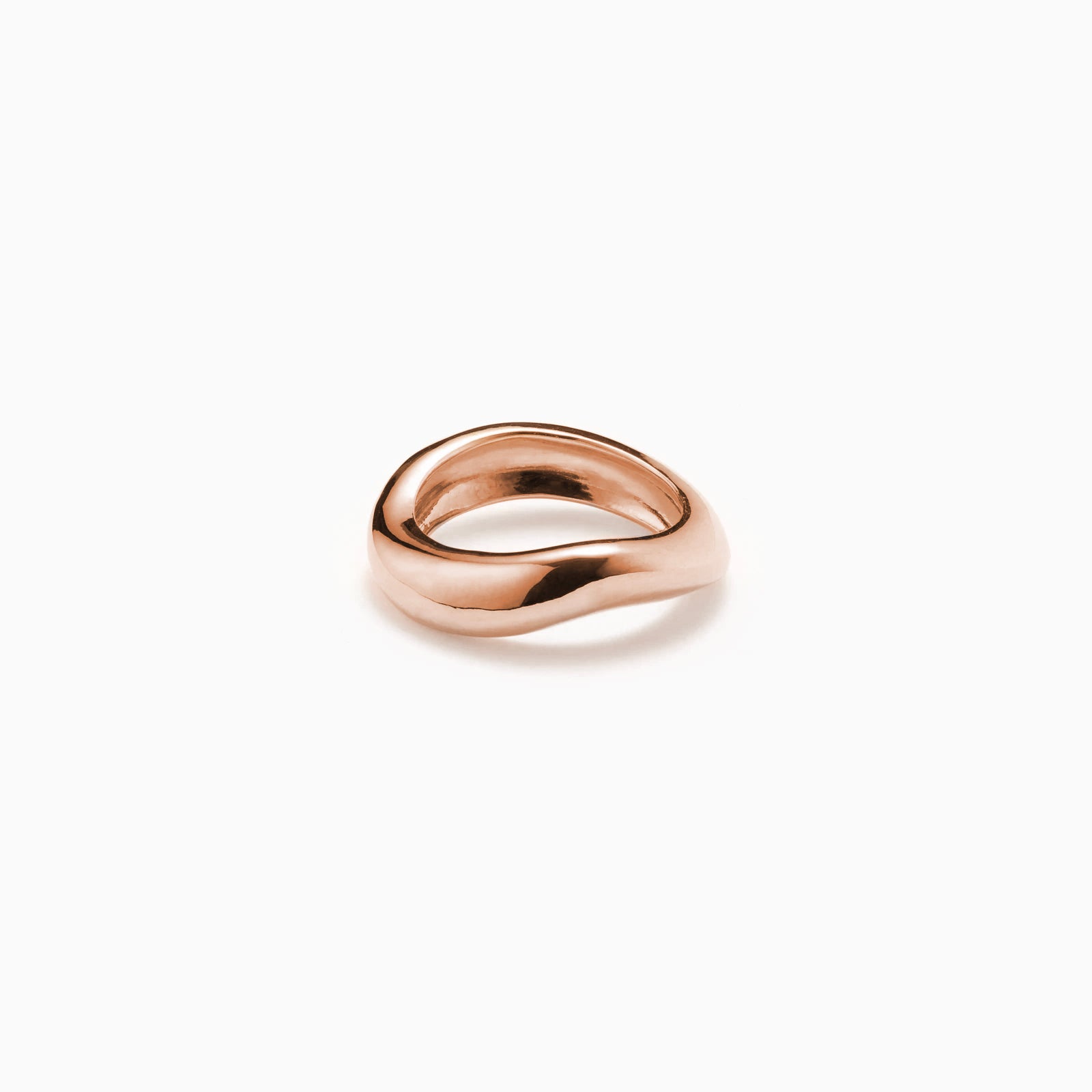 AGMES Large Rose Gold Astrid Ring.