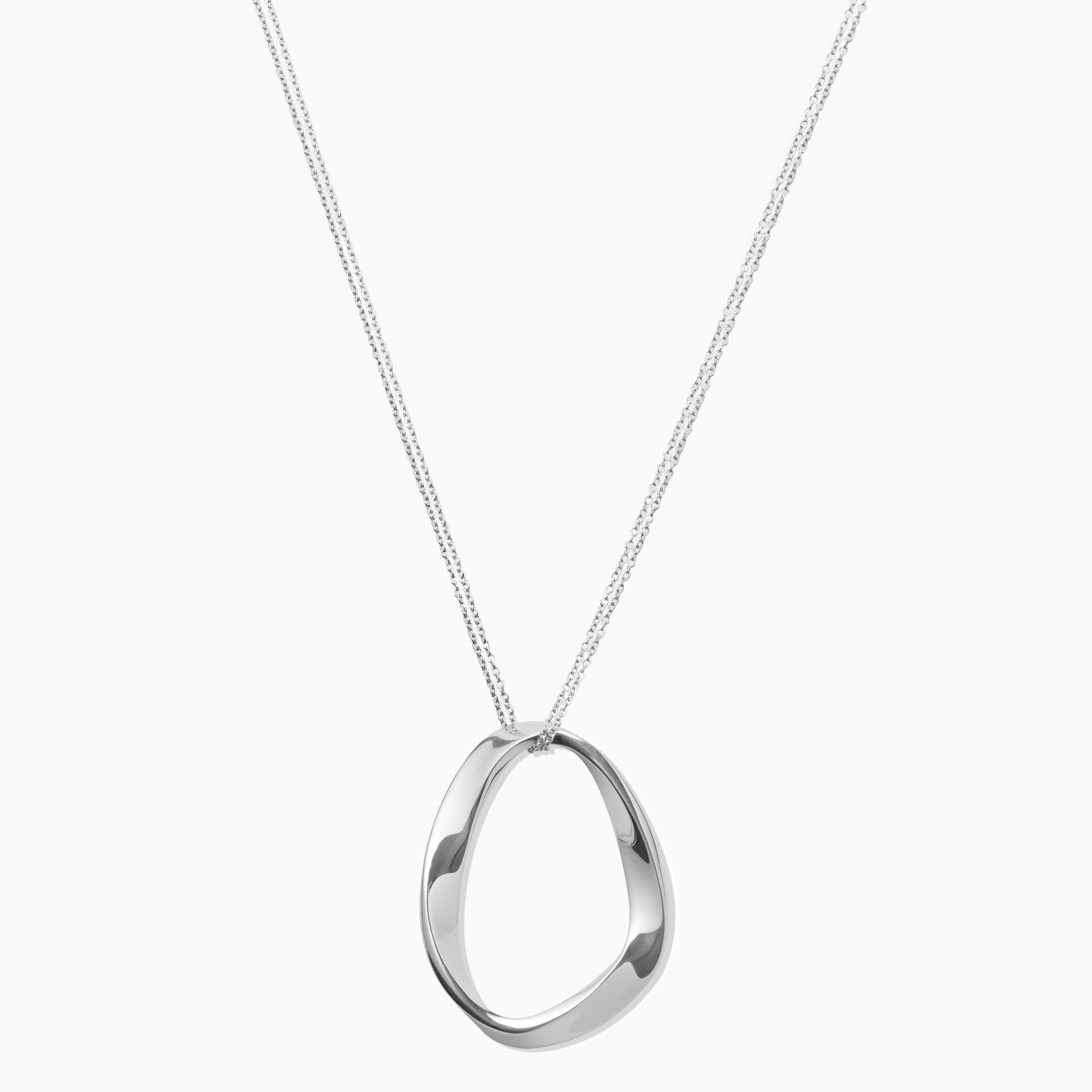 AGMES 925 sterling silver Isabel Pendant on double-chain