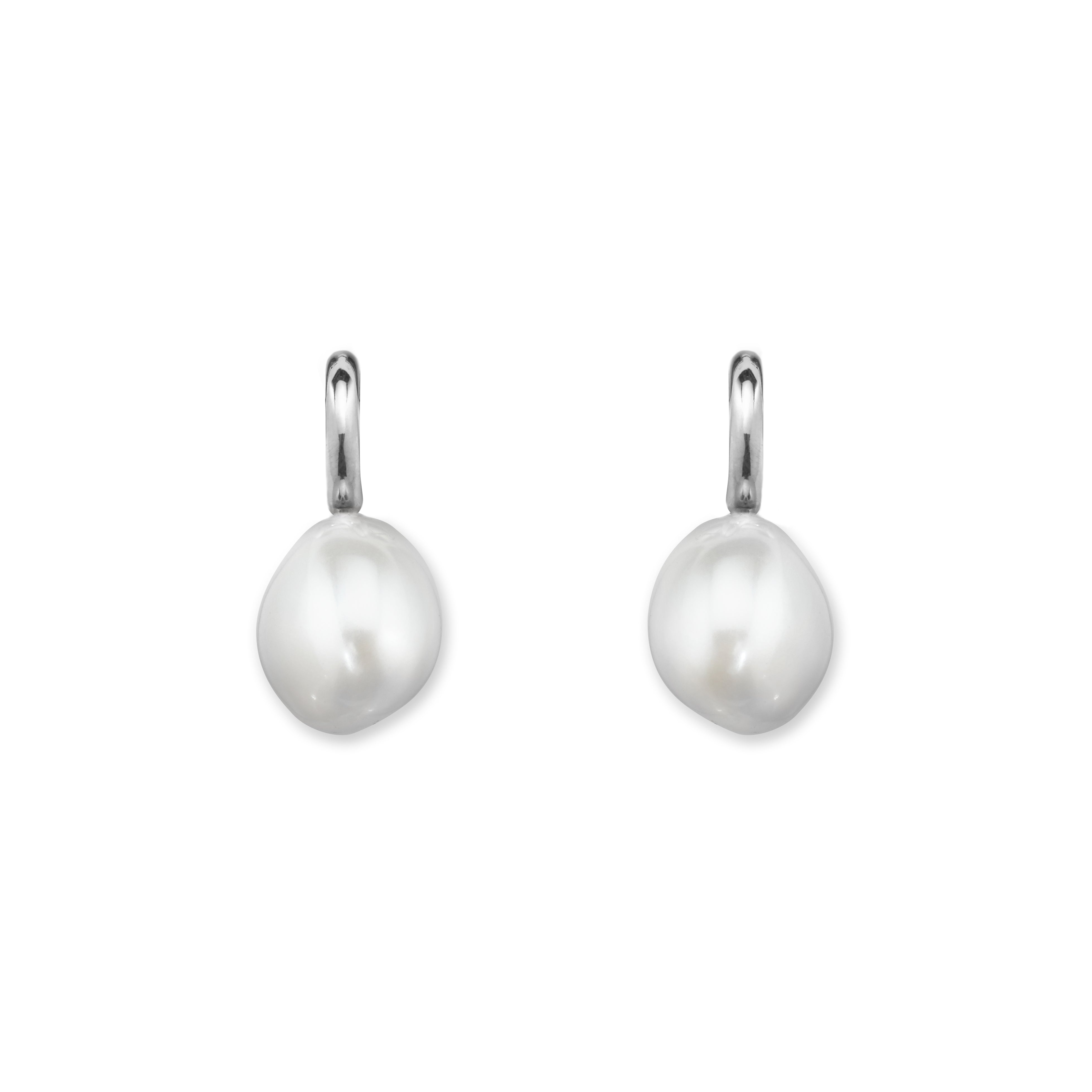 AGMES 0.925 sterling silver and pearl earring embellishment.
