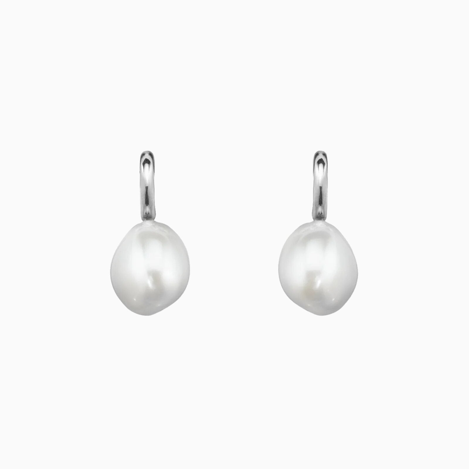 AGMES 0.925 sterling silver and pearl earring embellishment.