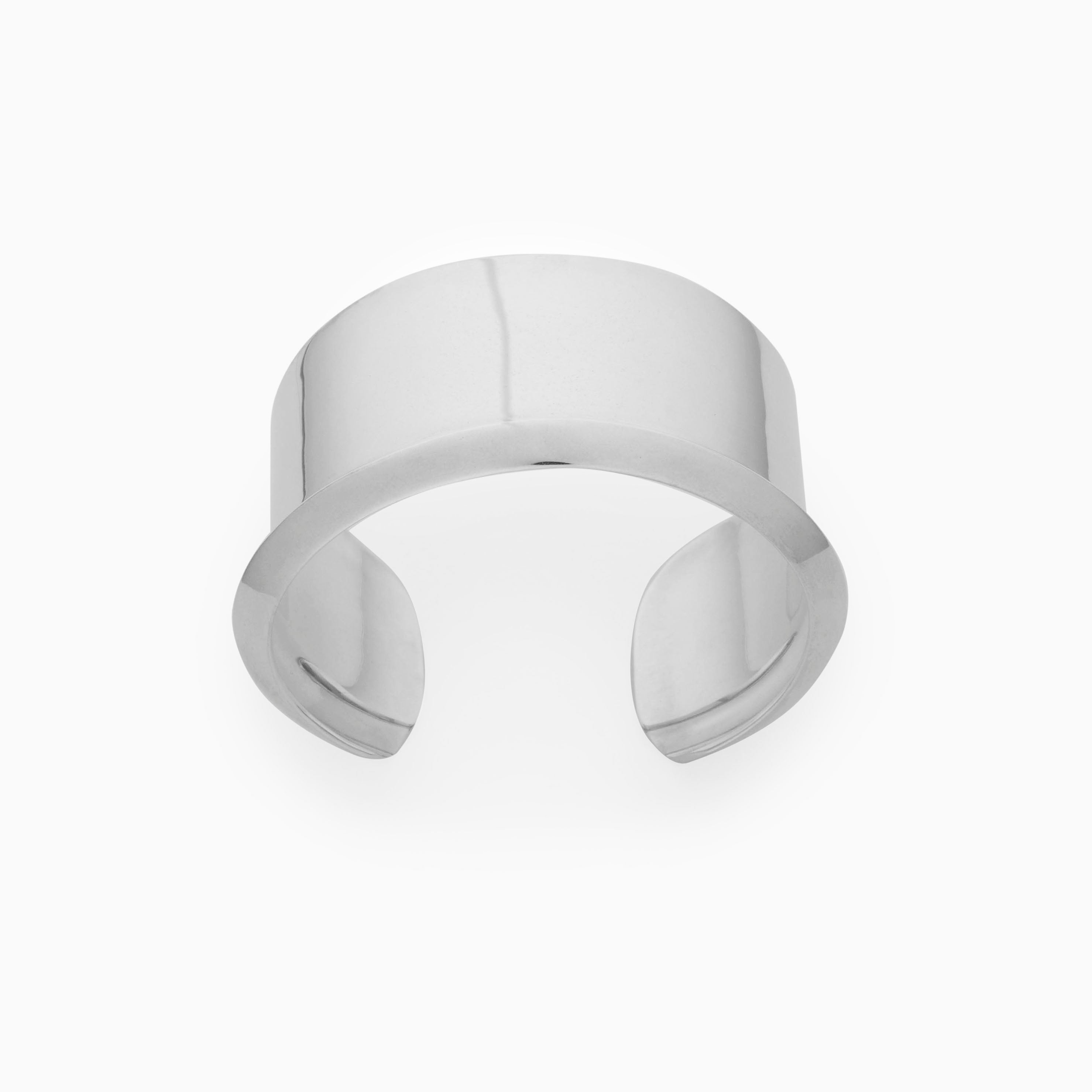 AGMES Small Cliff Cuff Measures 1-1/4" wide sterling silver