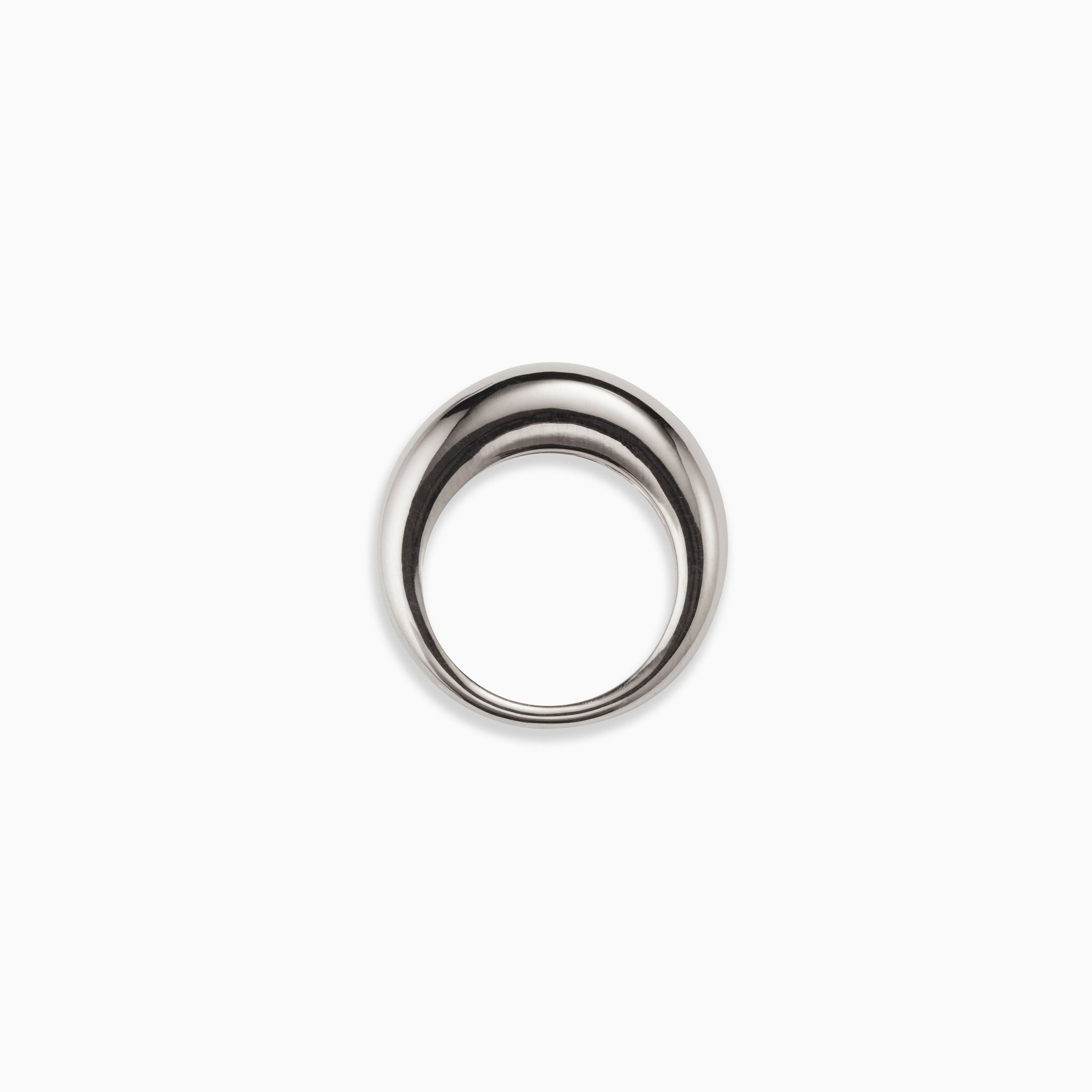 AGMES .925 Sterling Silver Domed Ring.