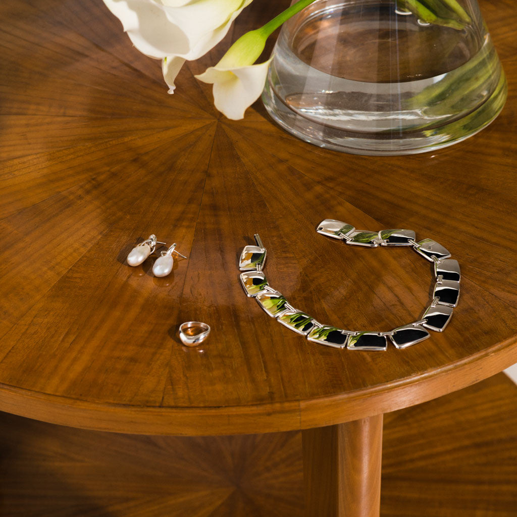 AGMES 0.925 Sterling Silver Grace Collar.