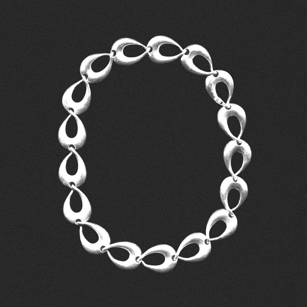 AGMES 0.925 Sterling Silver Tilda Necklace