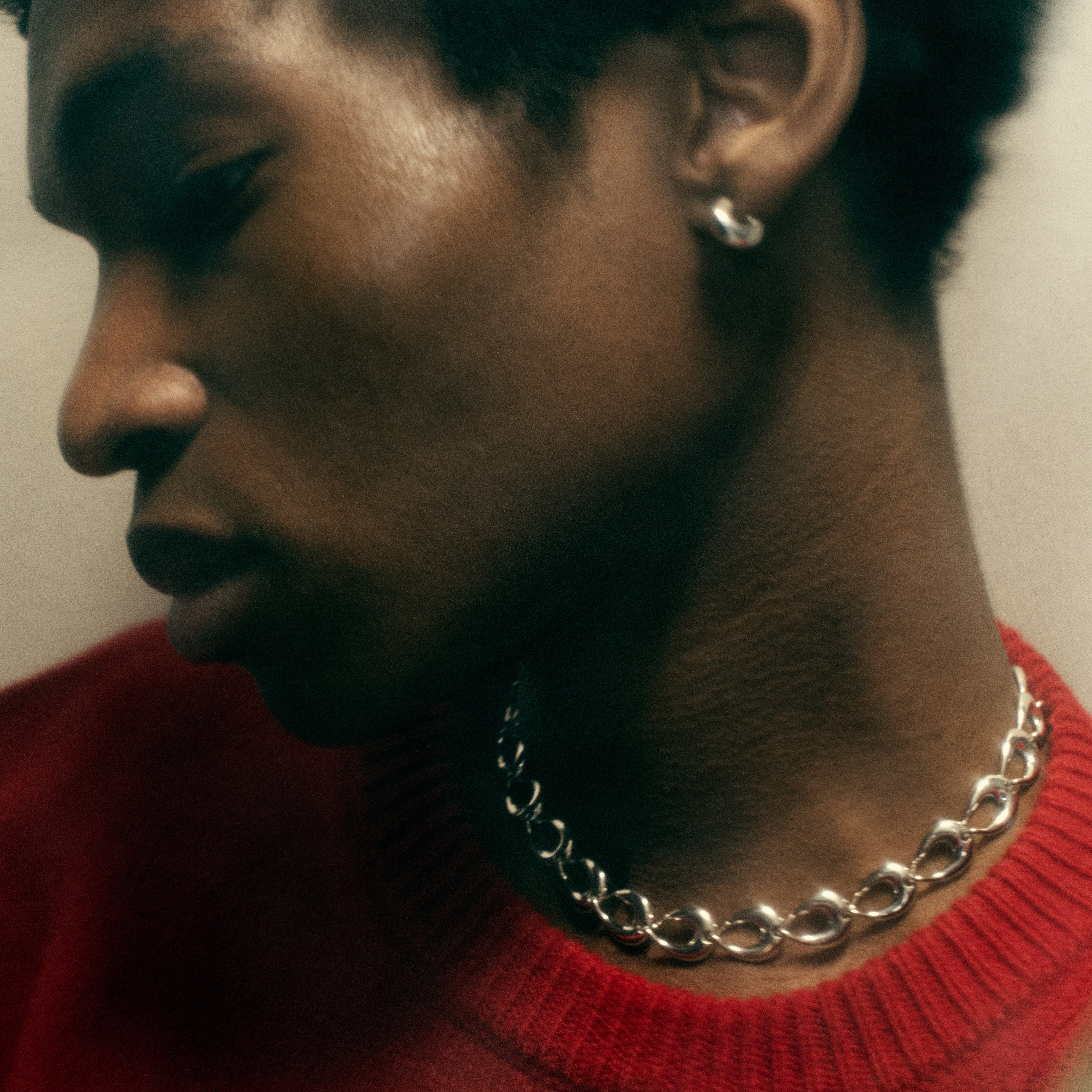 AGMES .925 Sterling Silver Thin Tilda Necklace