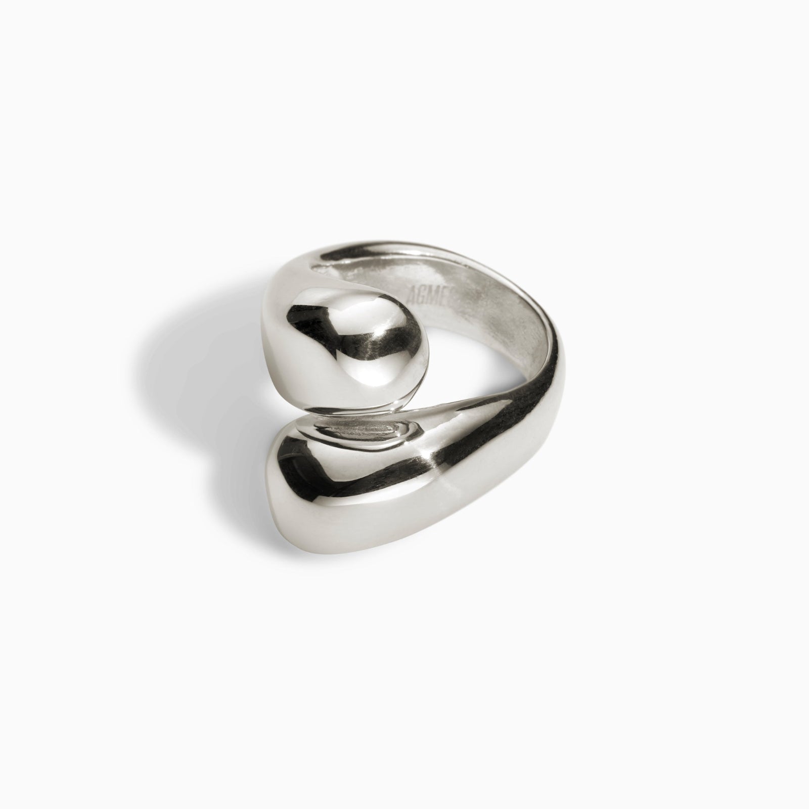 AGMES .925 Sterling Silver Synergy Ring. 