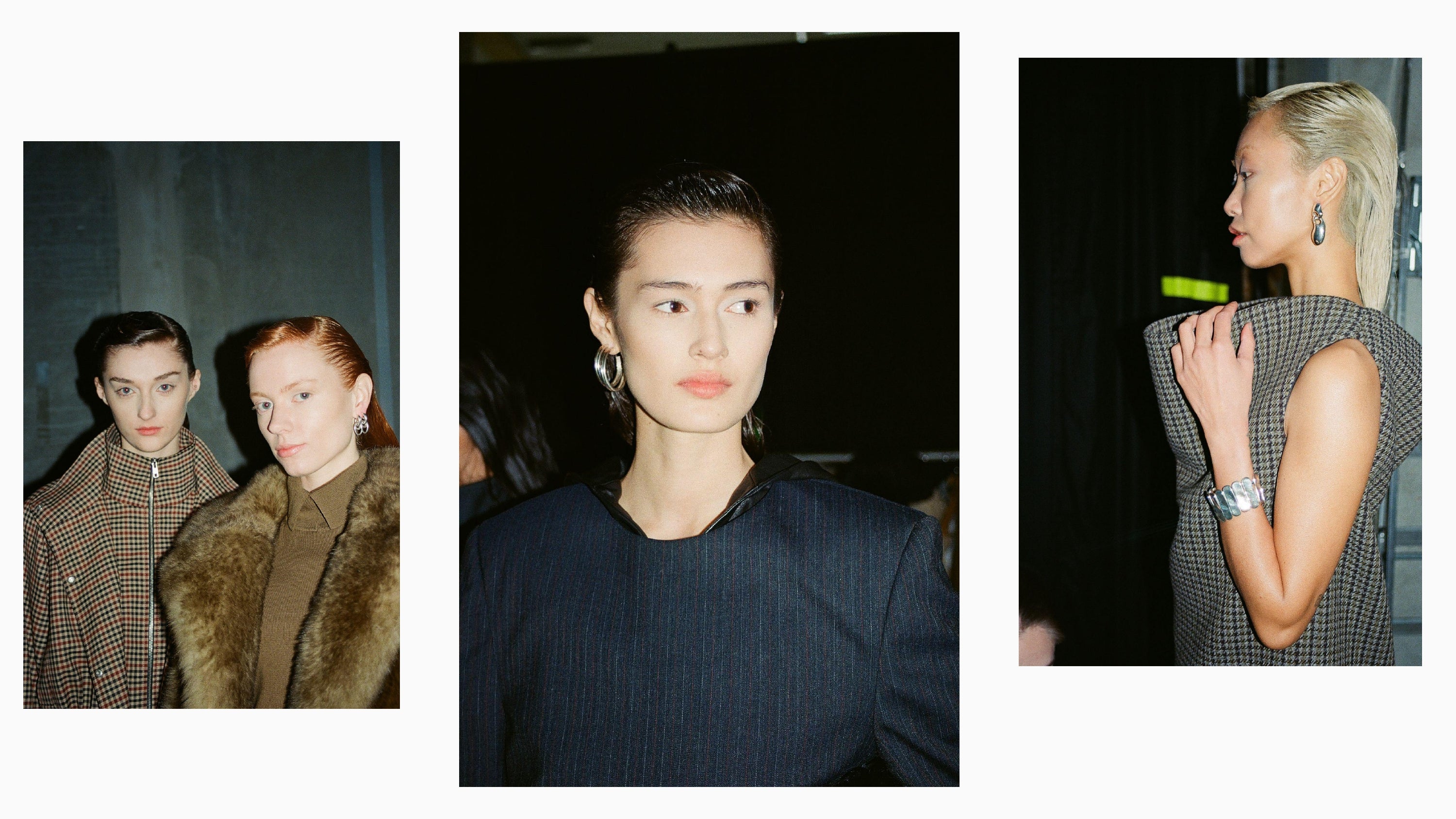 Models from Herskind AW26 show wearing AGMES sterling silver jewelry