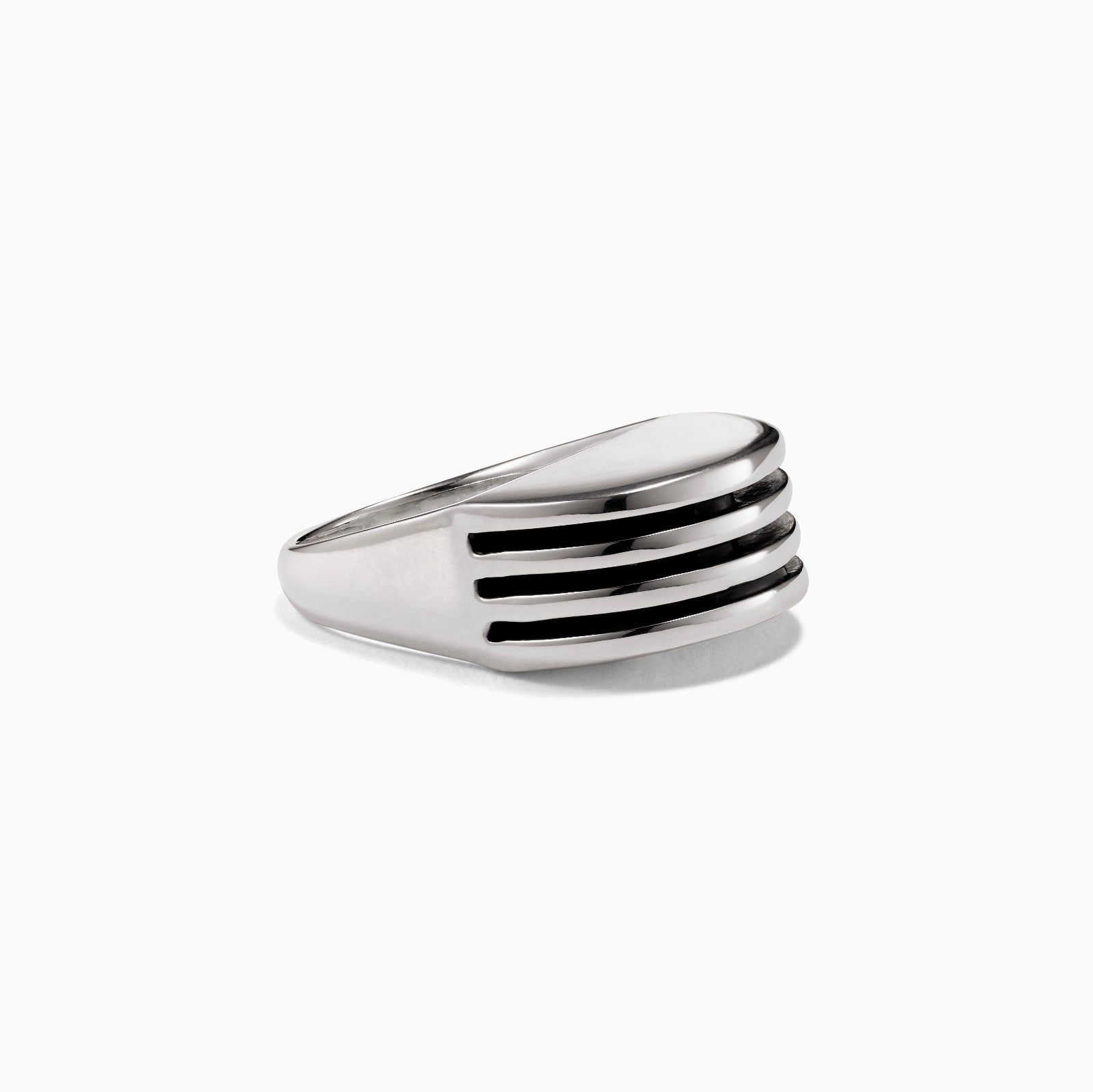 AGMES .925 Sterling Silver Boeri Ring on white background. 