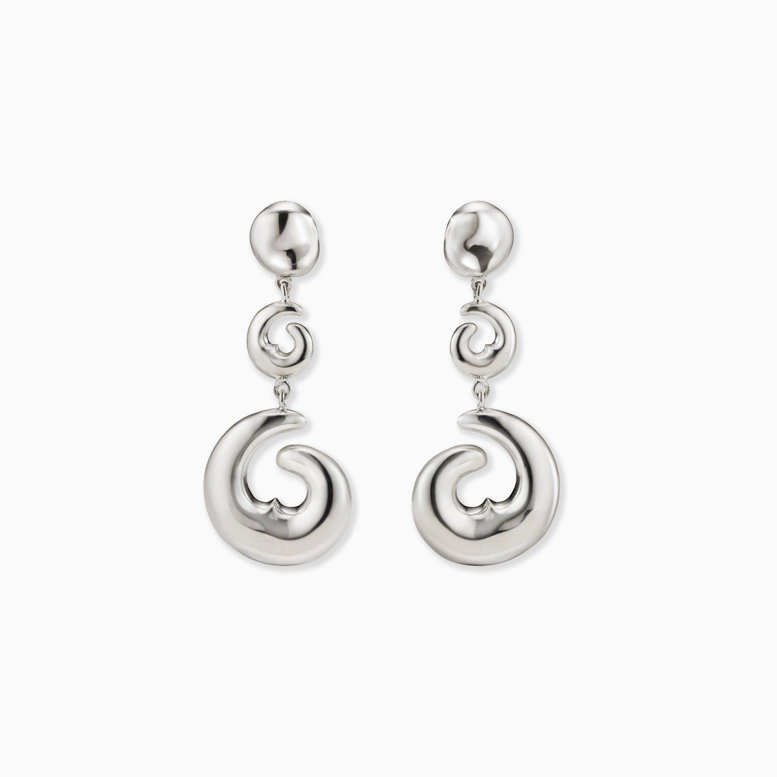 AGMES Short Hilda Earrings in .925 Sterling Silver