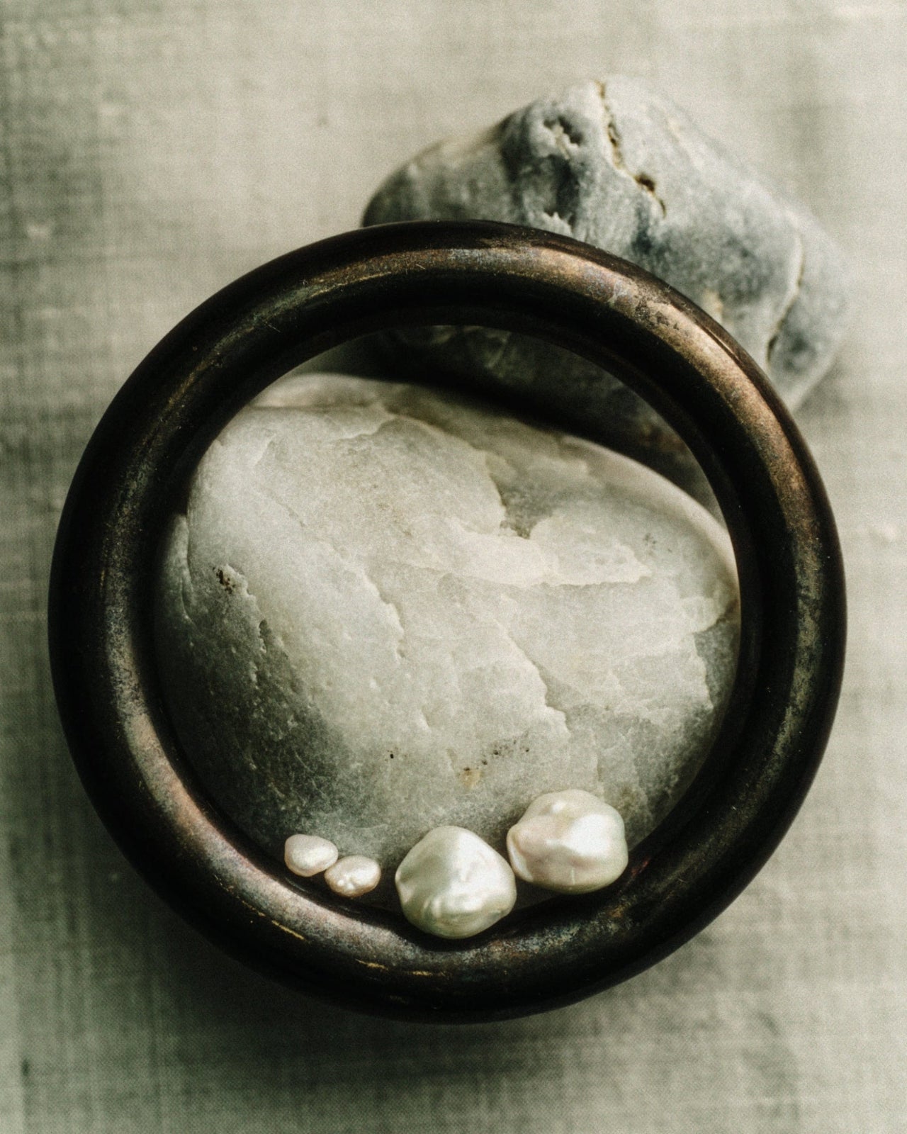 AGMES Baroque Pearl Studs. Pearl Earrings. 