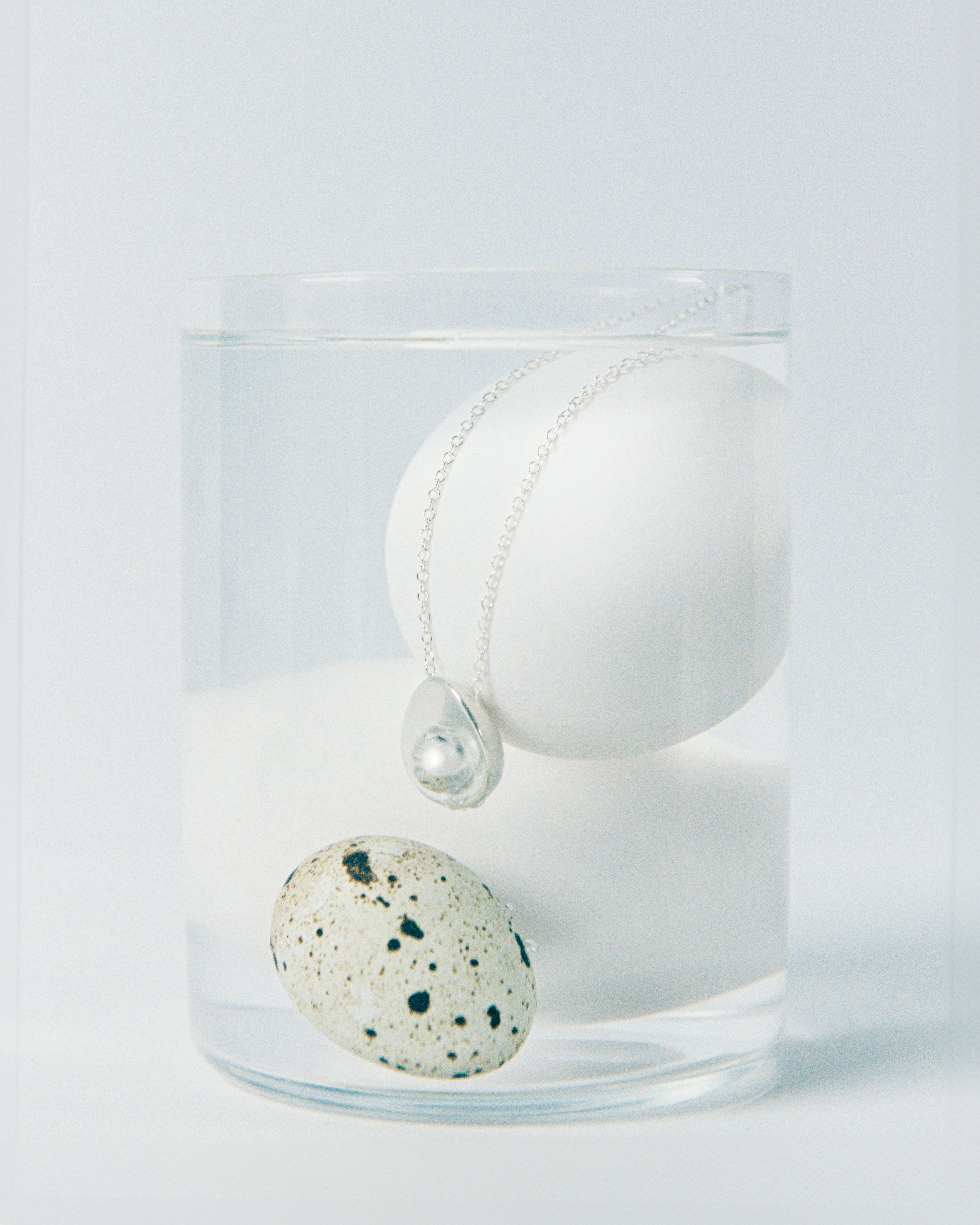 Egg & Avocado Necklace (Set of Two)