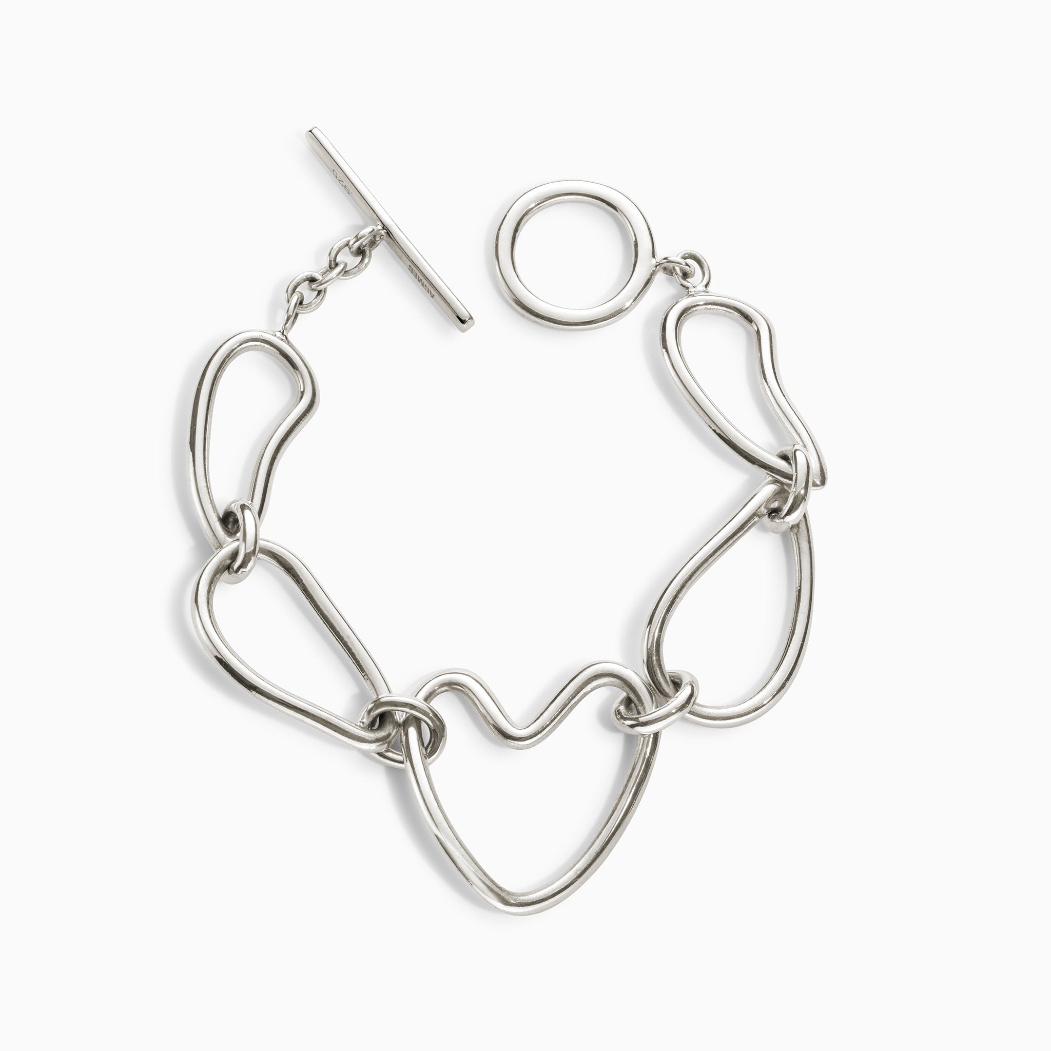 AGMES 0.925 Sterling Silver Altun Bracelet    