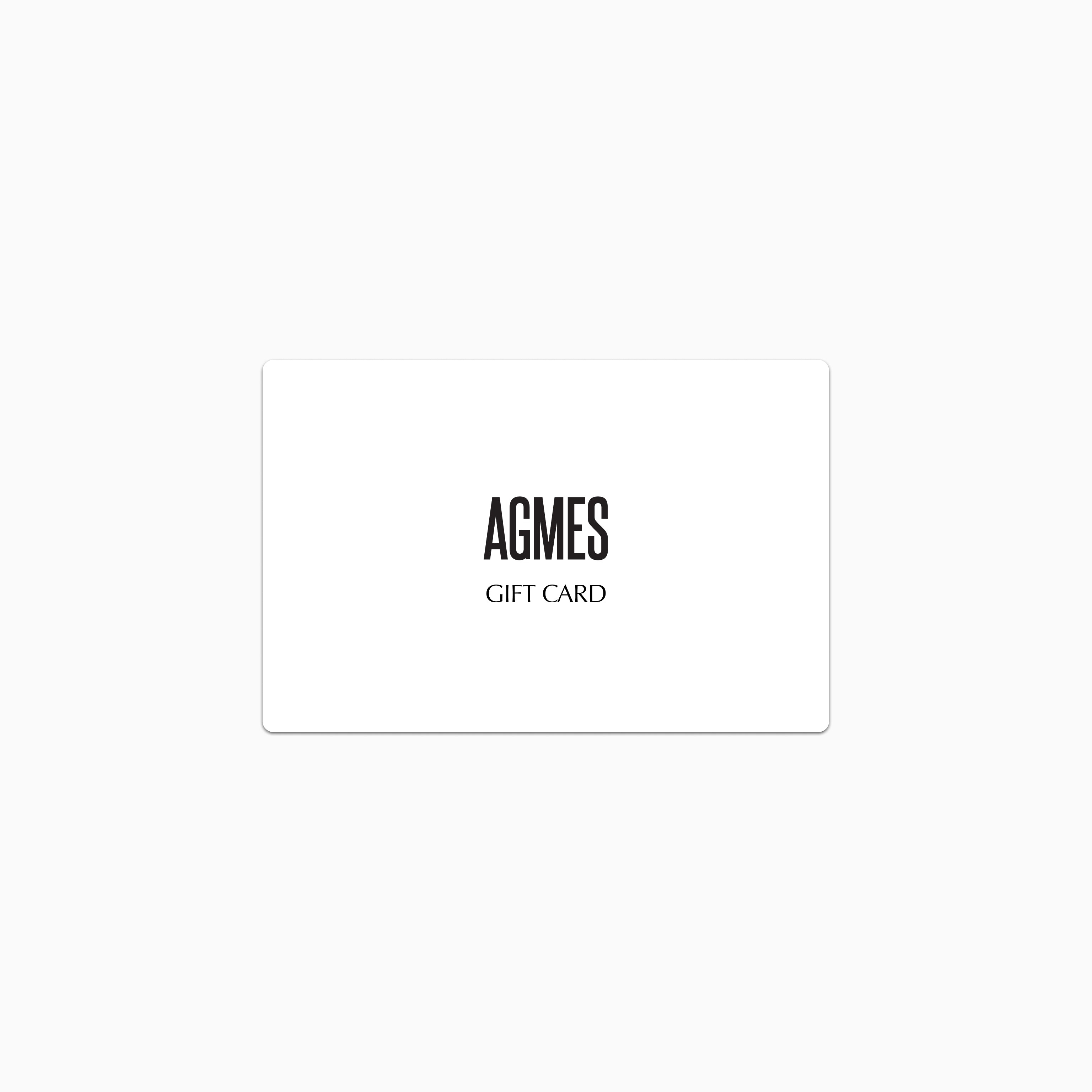AGMES Gift Card