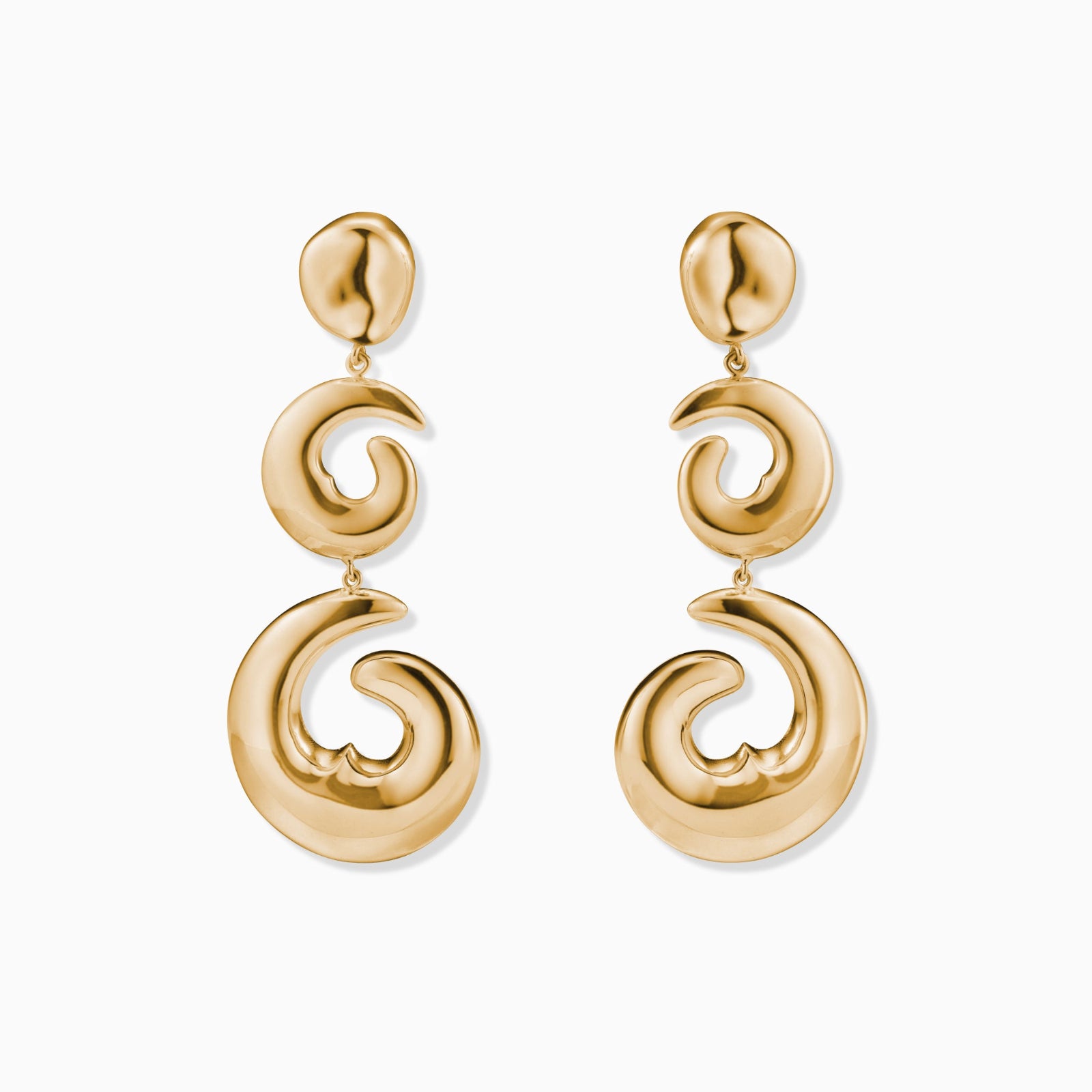 AGMES Hilda Earrings in 18k Gold Vermeil