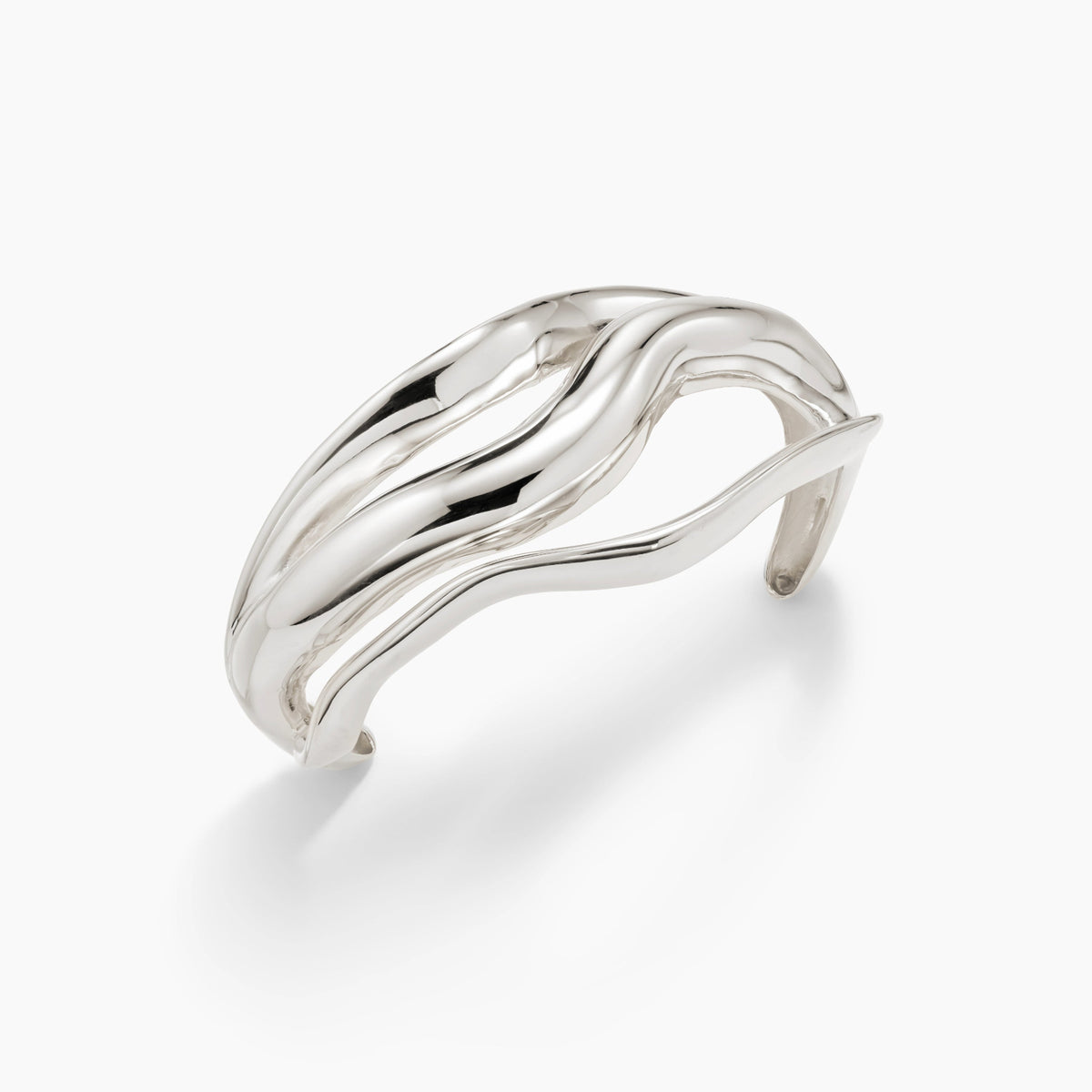 .925 Sterling Silver AGMES Anika Cuff Bracelet