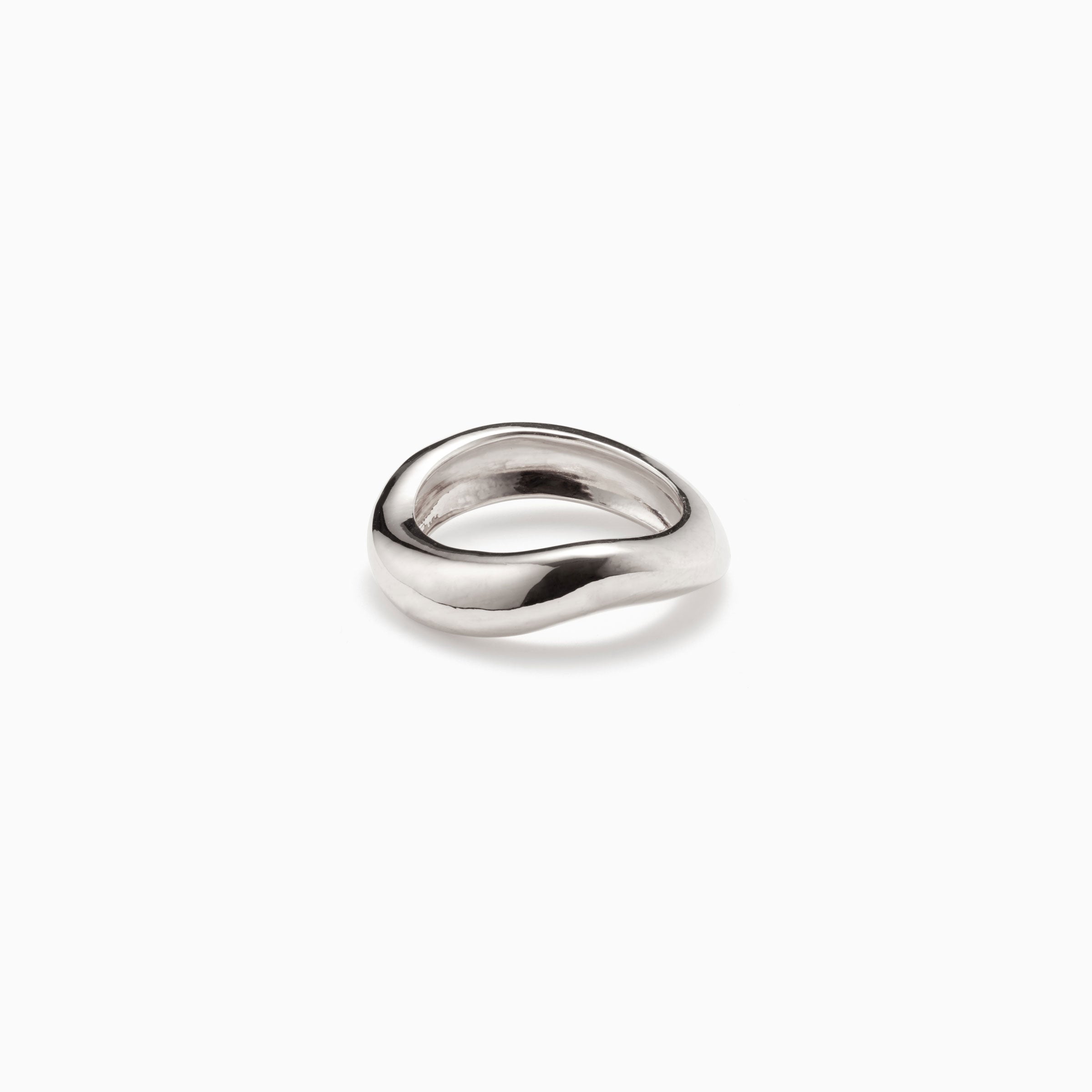 AGMES .925 Sterling Silver Large Astrid Ring. 