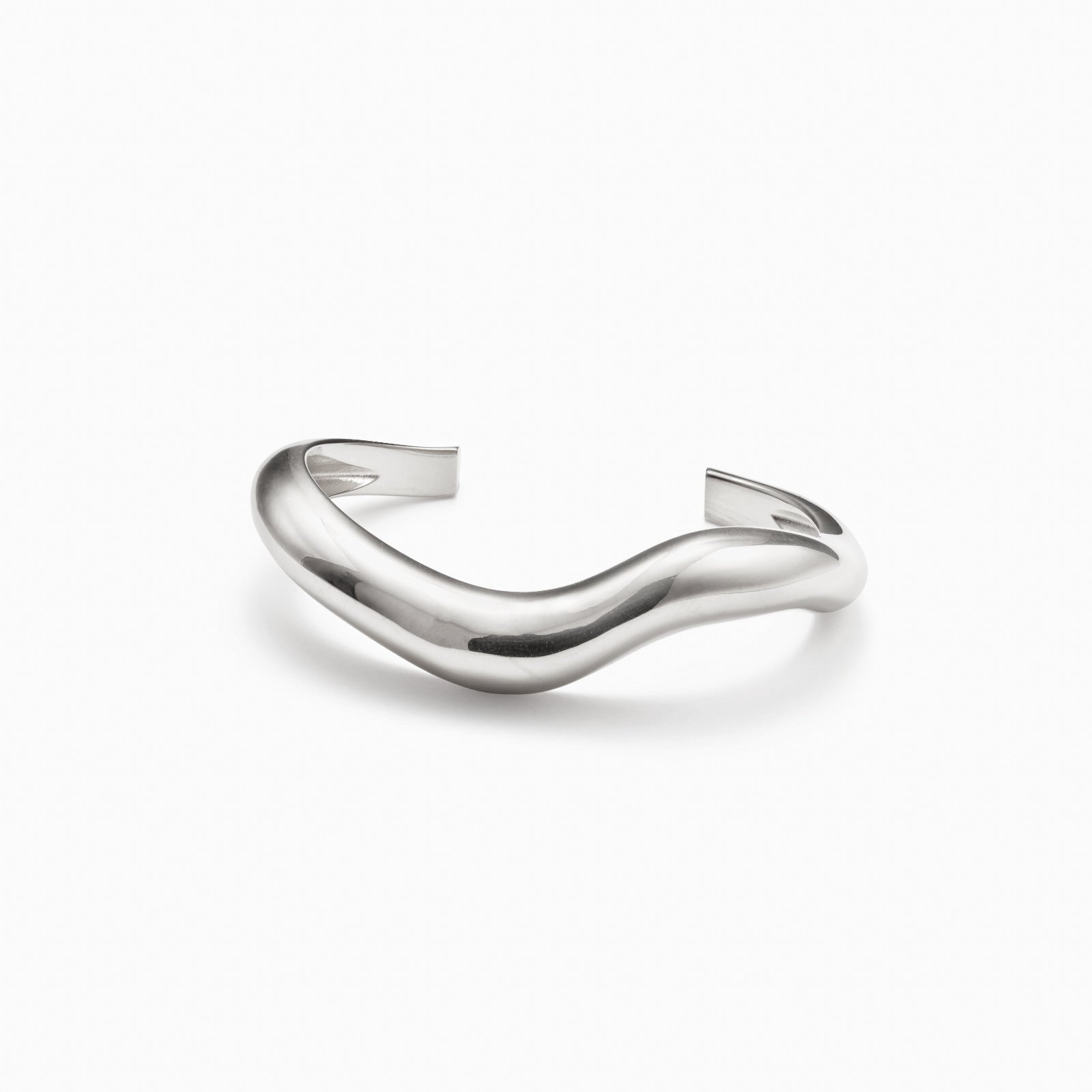 AGMES 0.925 Sterling Silver Medium Astrid Cuff 