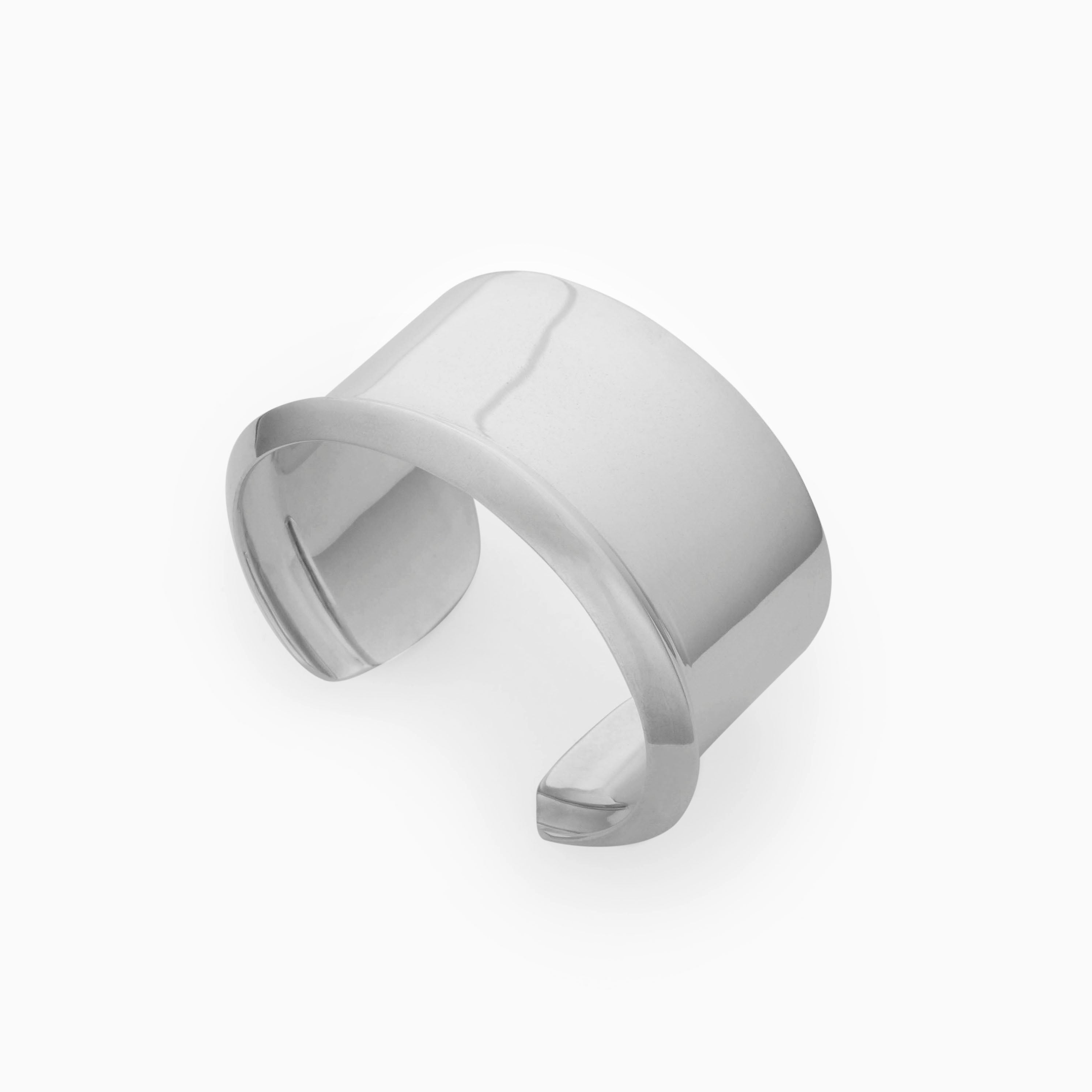 AGMES Small Cliff Cuff Measures 1-1/4" wide sterling silver 
