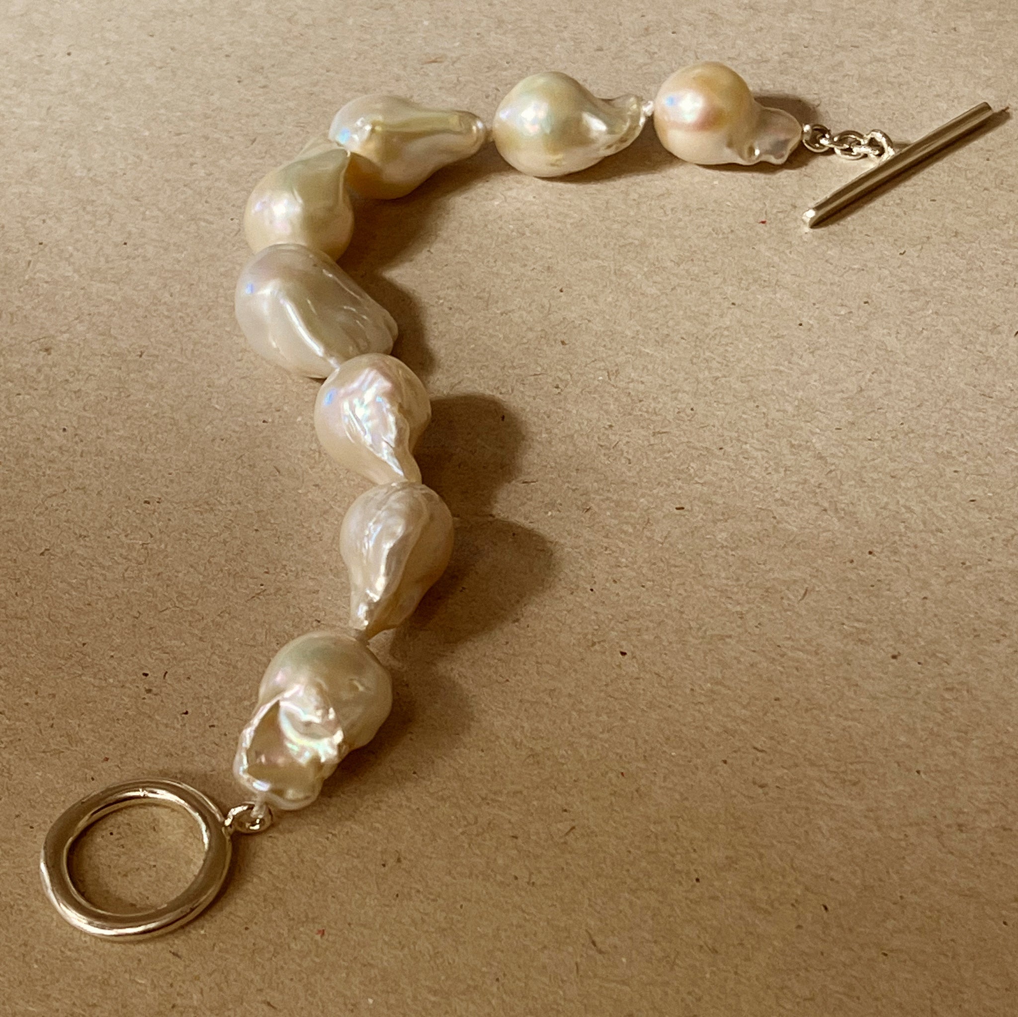 Baroque Pearl Necklace + Bracelet Set