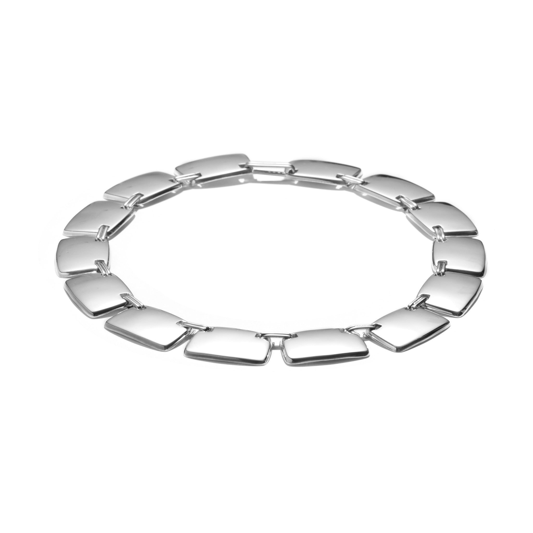 AGMES 0.925 Sterling Silver Grace Collar. 