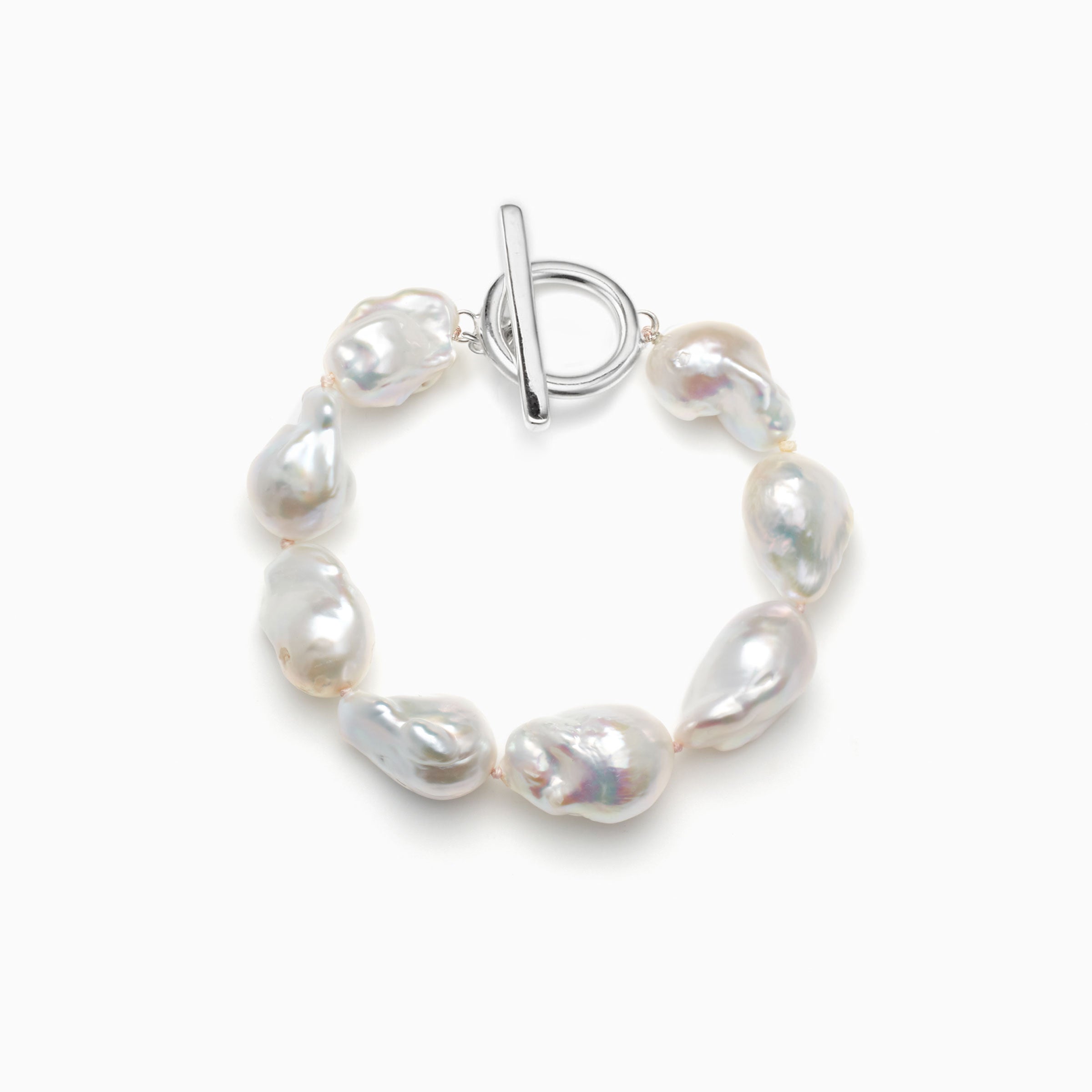 Baroque Pearl Necklace + Bracelet Set