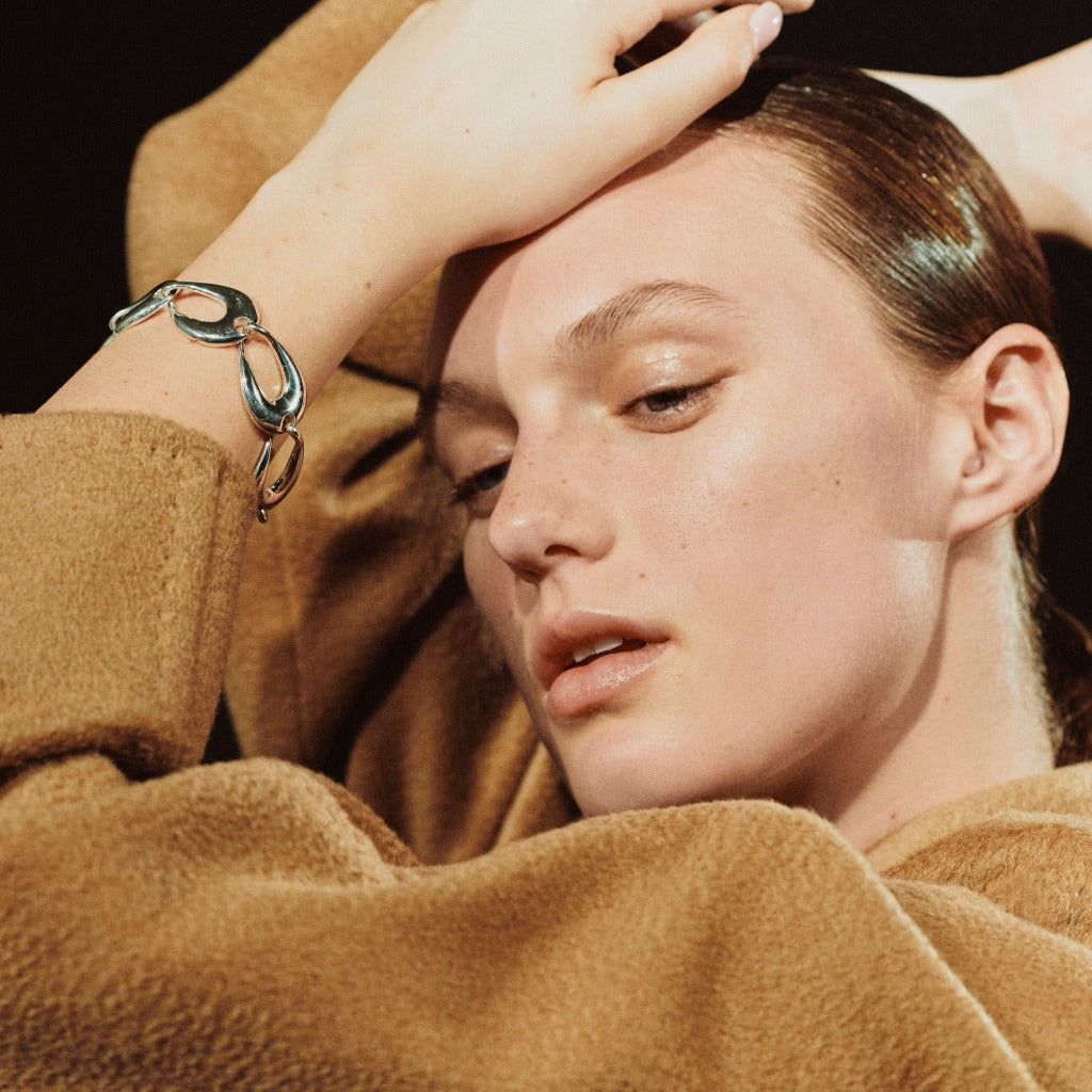 AGMES .925 Sterling Silver Tilda Bracelet 