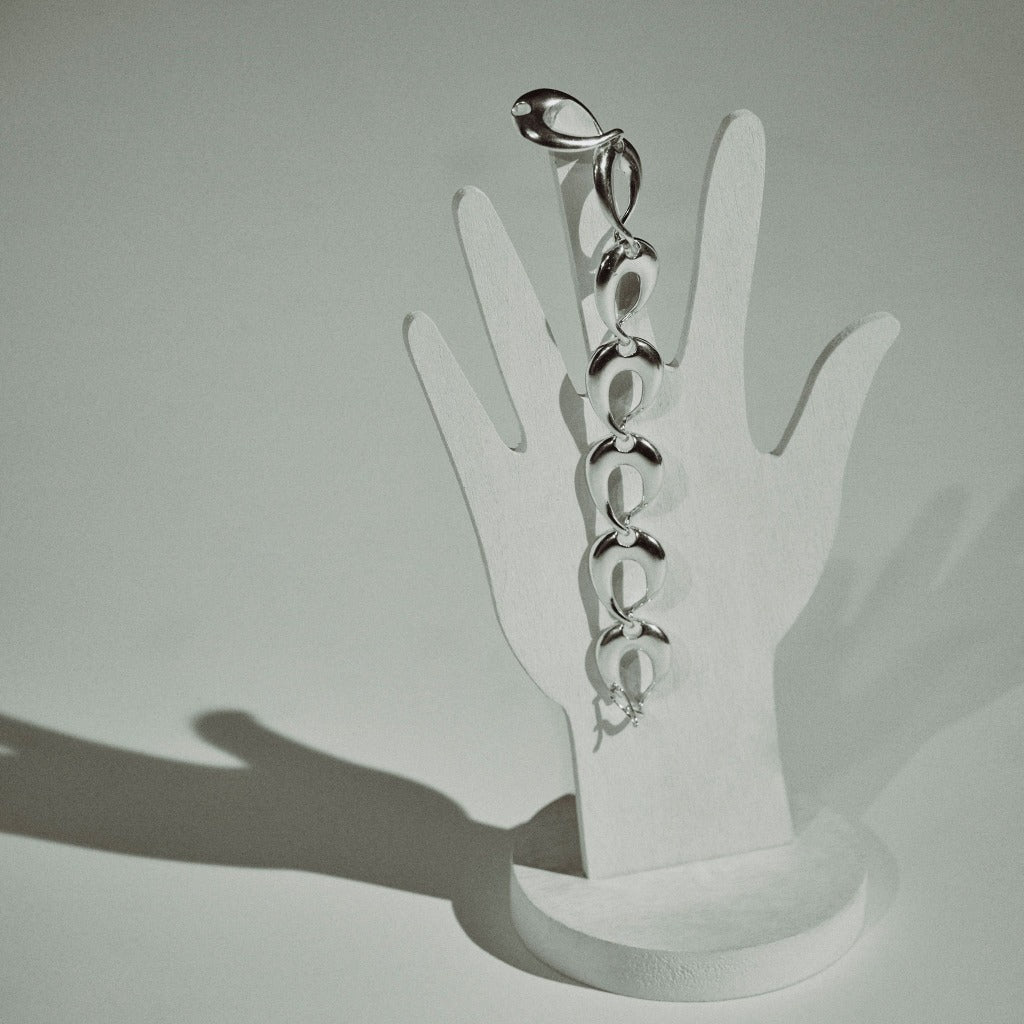 AGMES .925 Sterling Silver Tilda Bracelet 